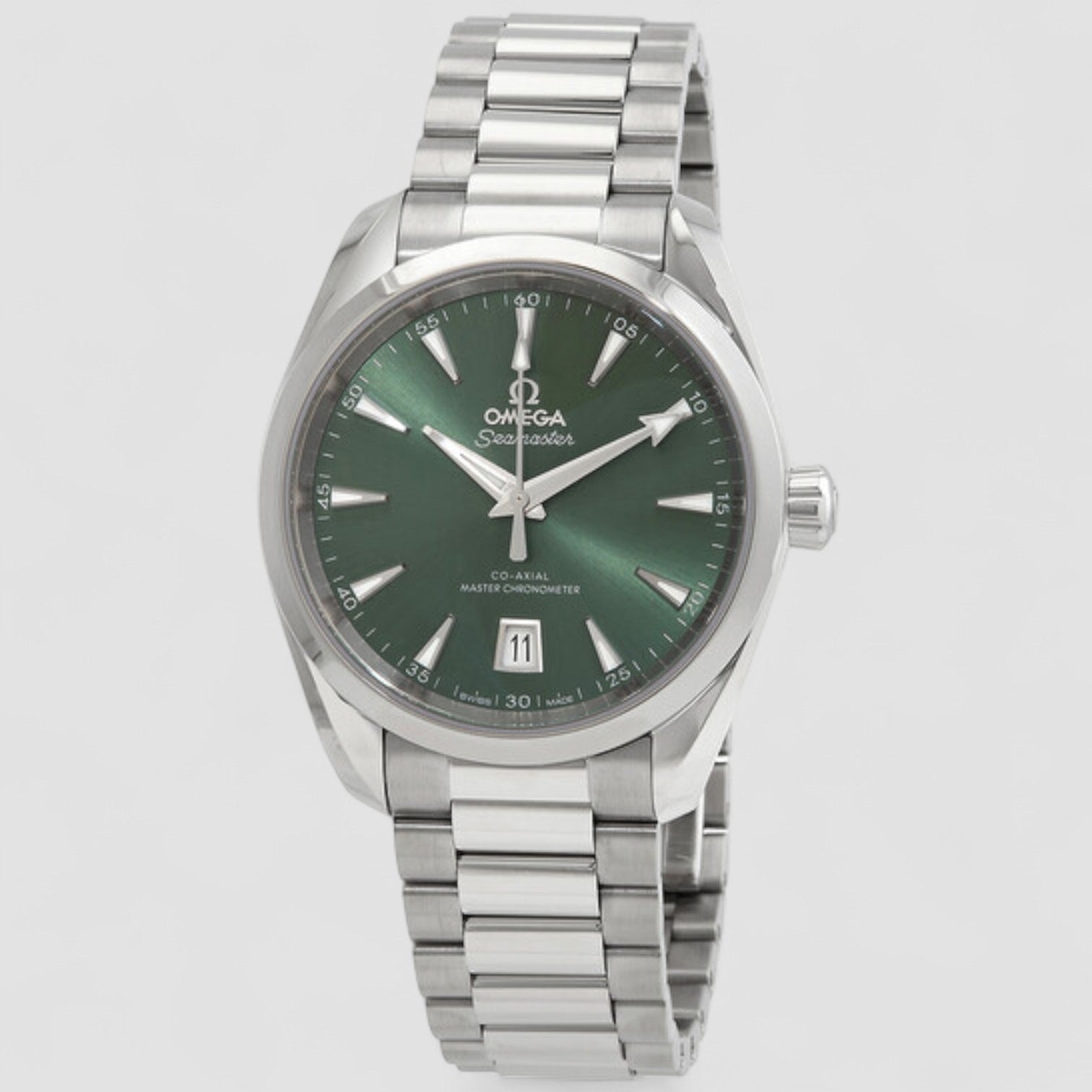 Seamaster Aqua Terra Automatic Chronometer Green Dial Unisex Watch