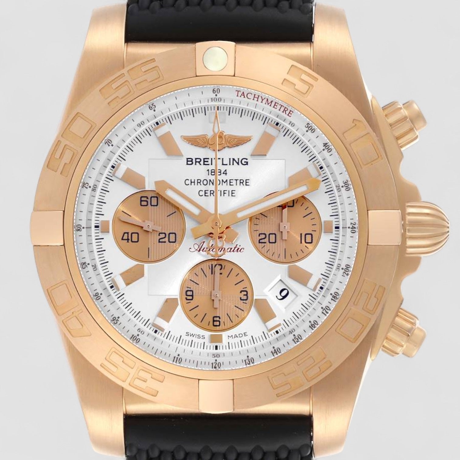 Chronomat Evolution Rose Gold Mens Watch