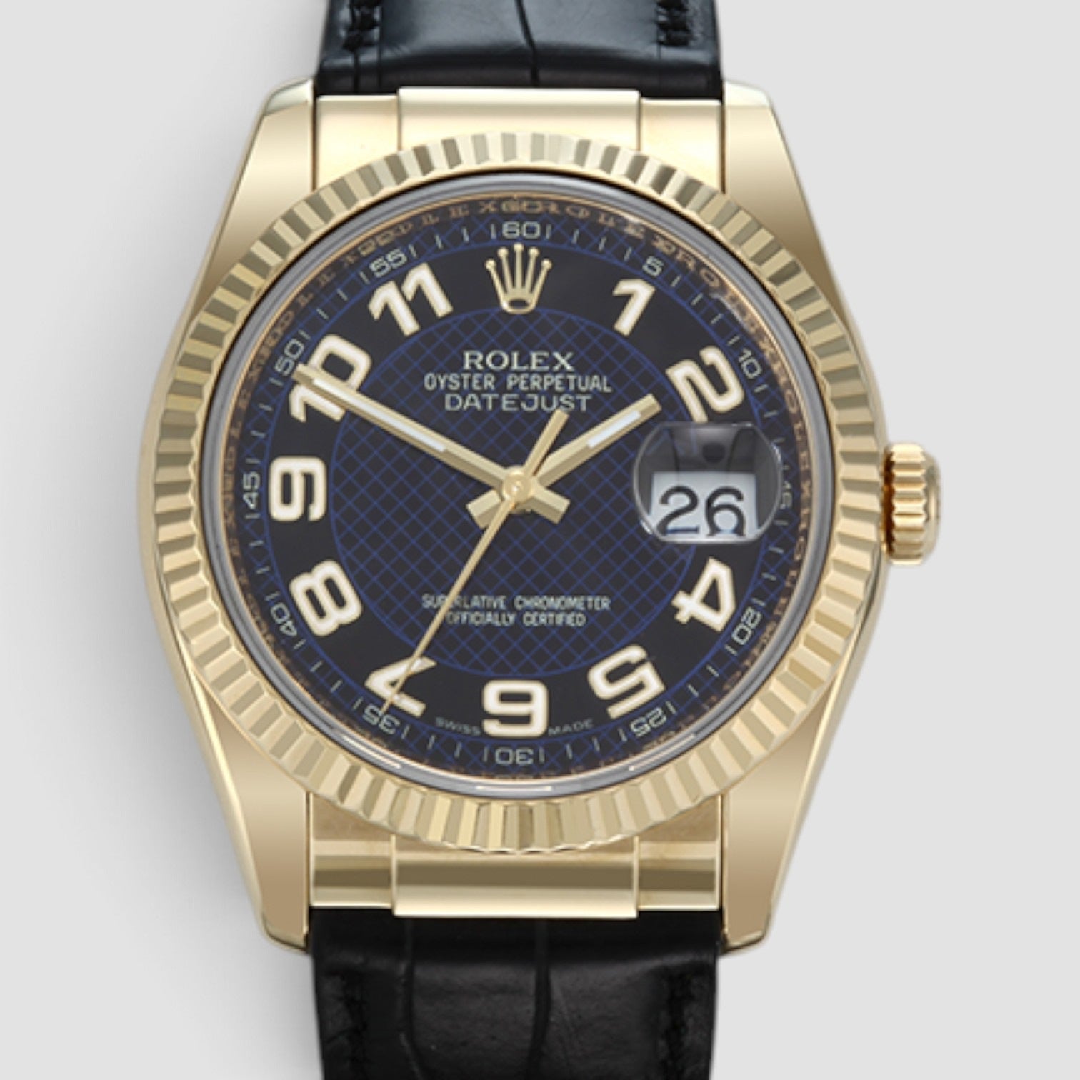Datejust 36 blue concentric