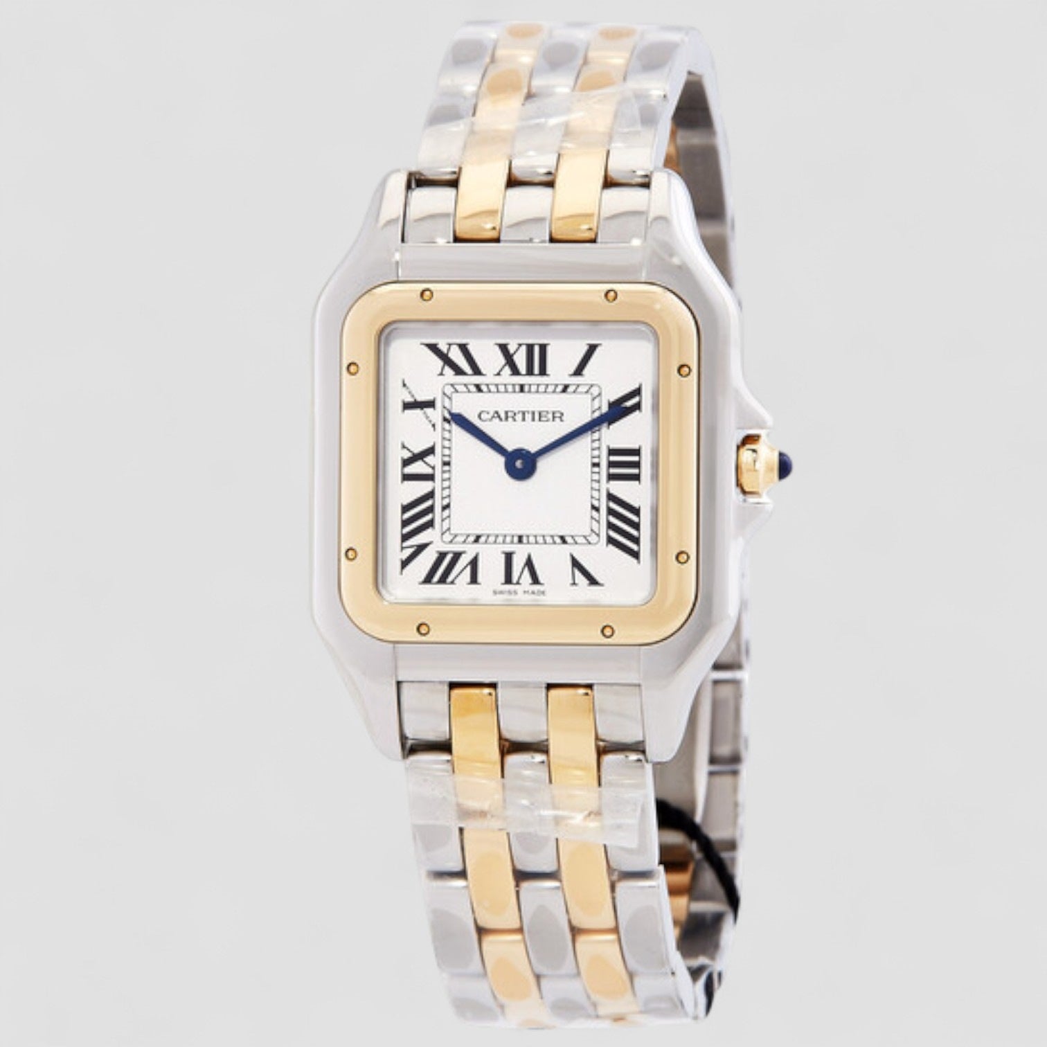 Panthère de Quartz Silver Dial Ladies Watch