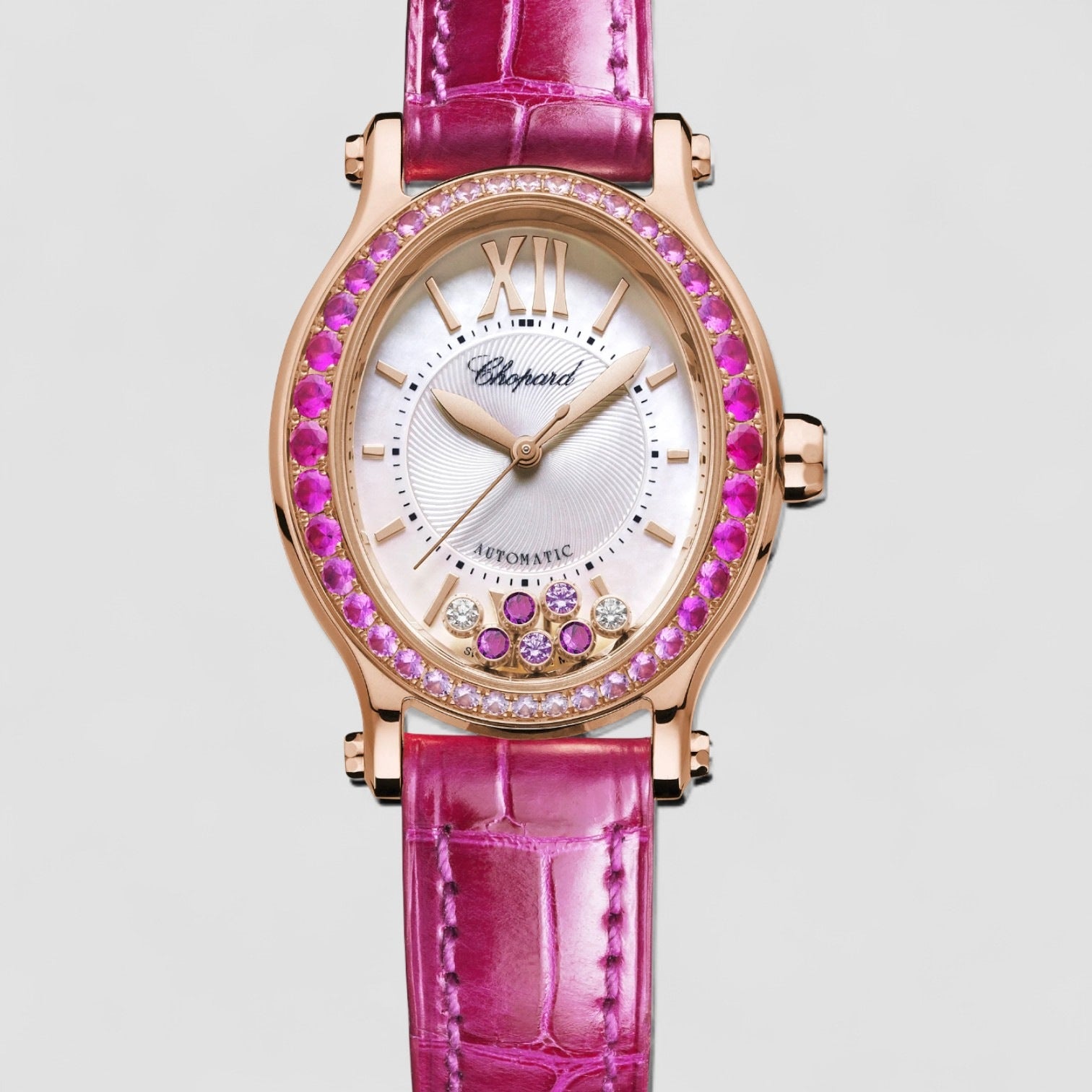 Happy Sport Oval Automatic Ladies Watch