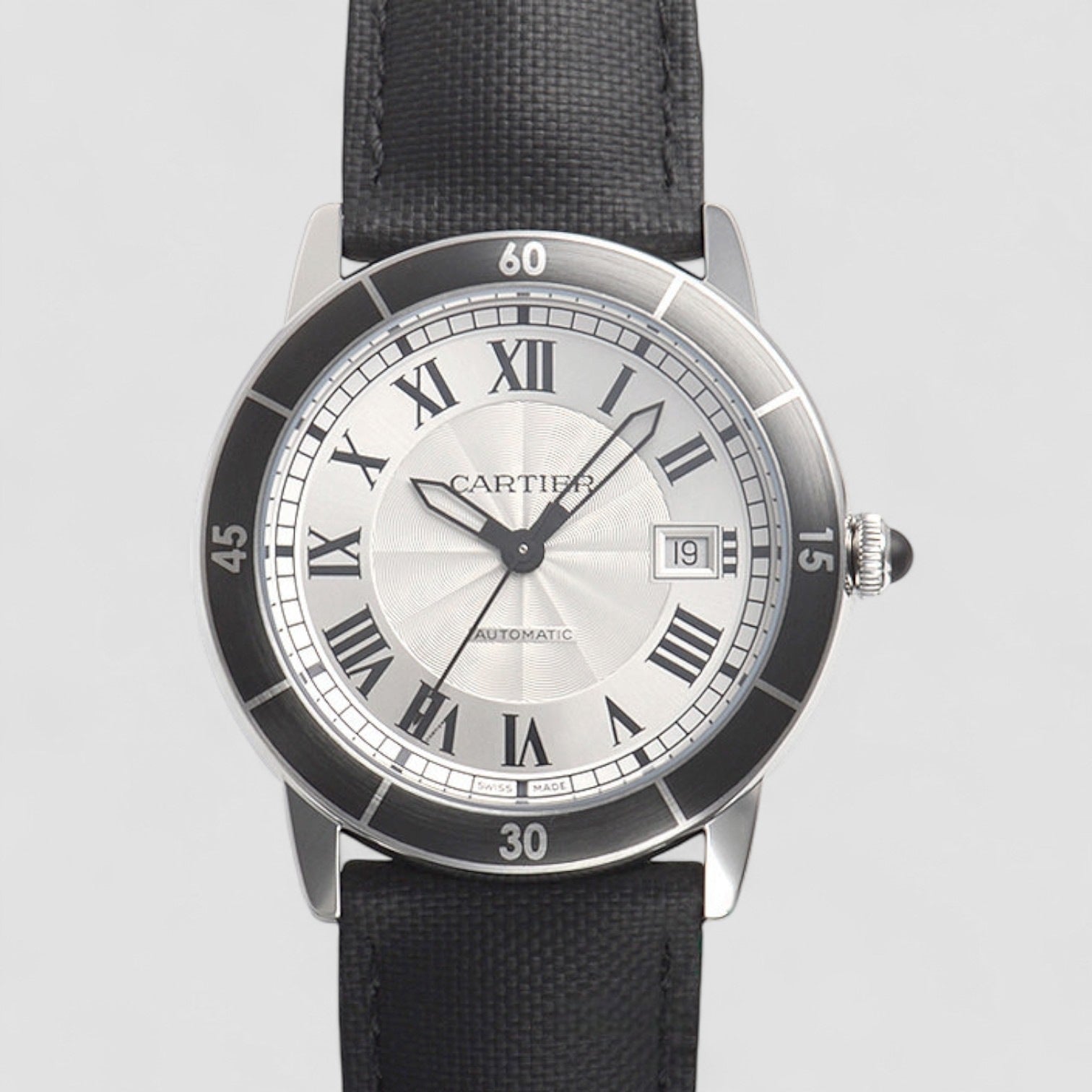 Ronde Croisiere Automatic Silver Dial Men's Watch