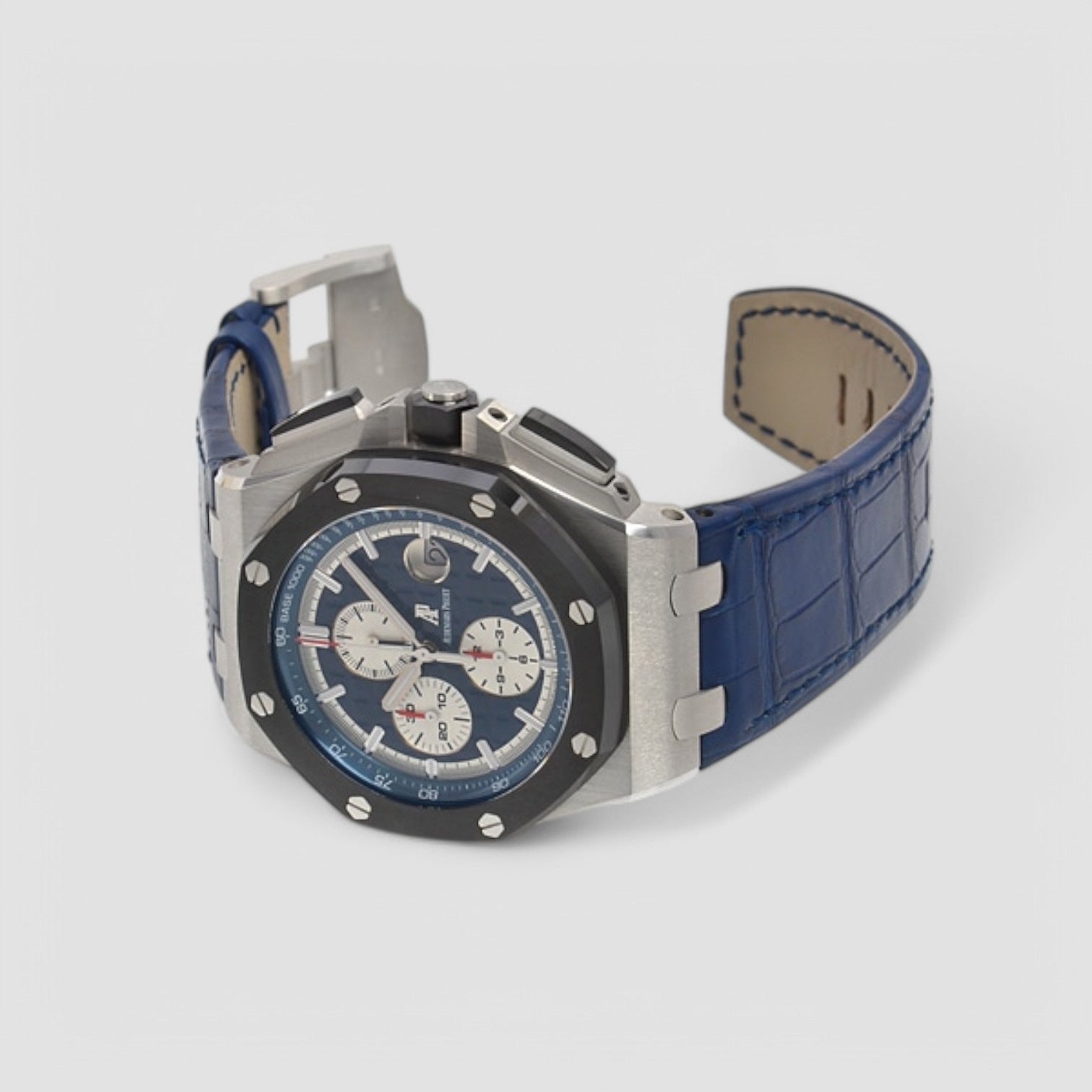 Royal Oak Offshore Blue Alligator Leather Men's Watch