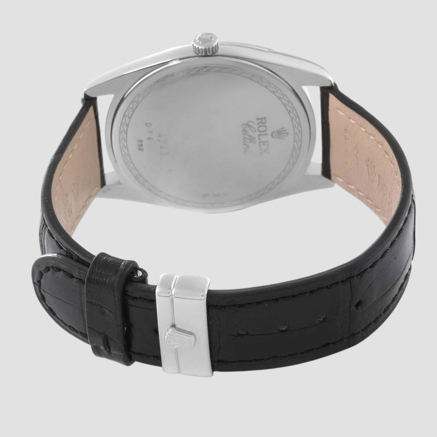 Cellini Danaos Rose Gold Black Dial Mens Watch