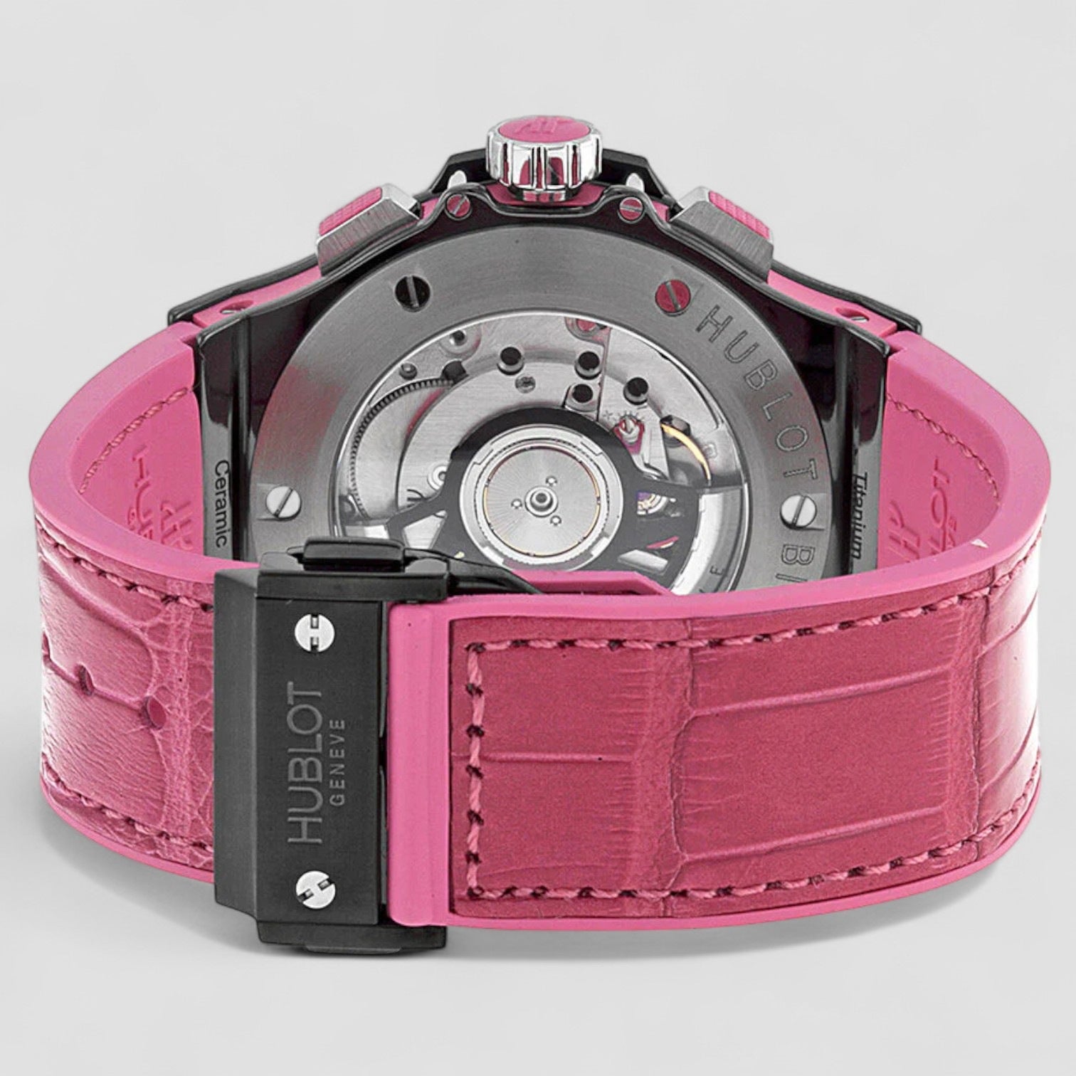 Big Bang Black Dial Chronograph Ladies Watch