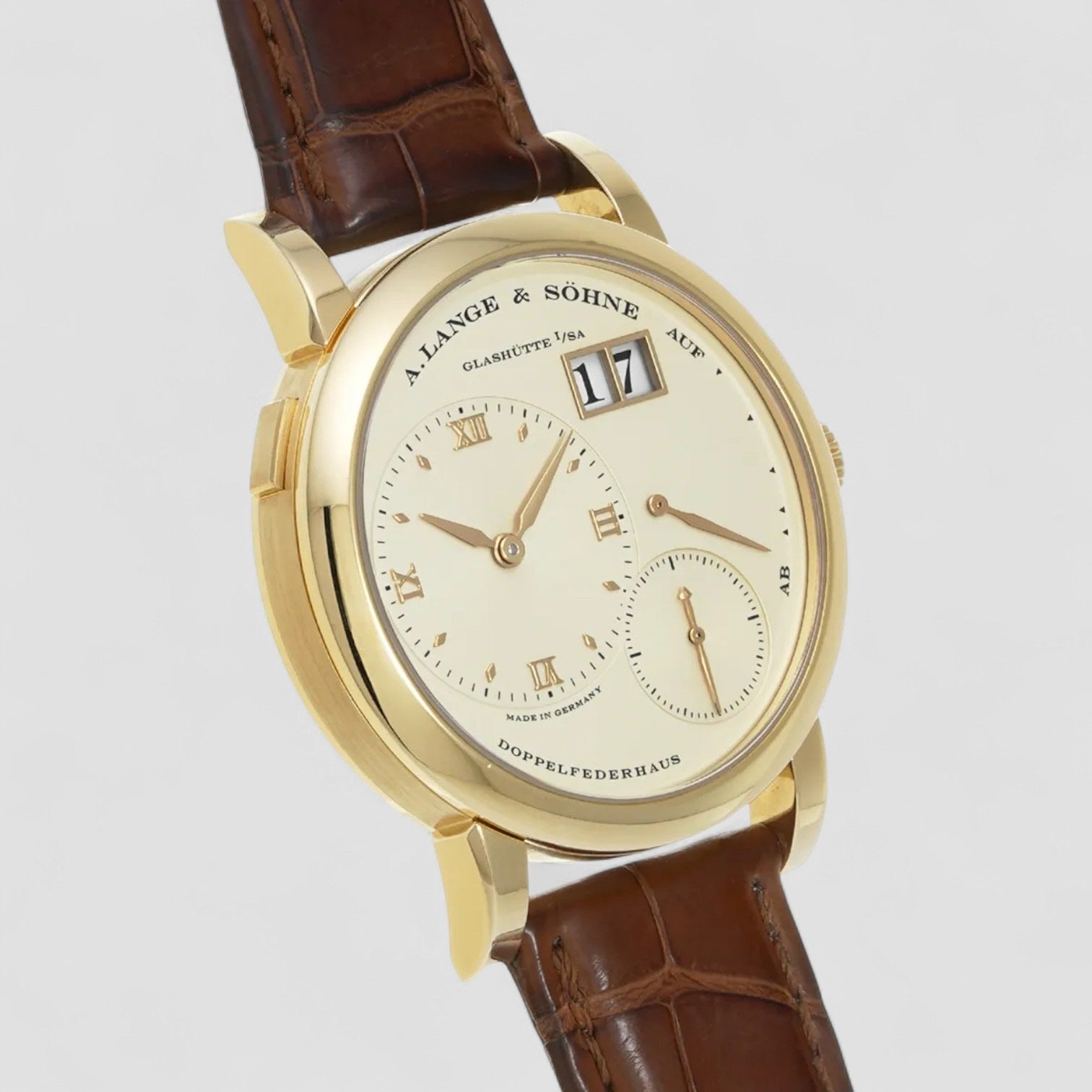 Lange 1 Yellow Gold Champagne Dial