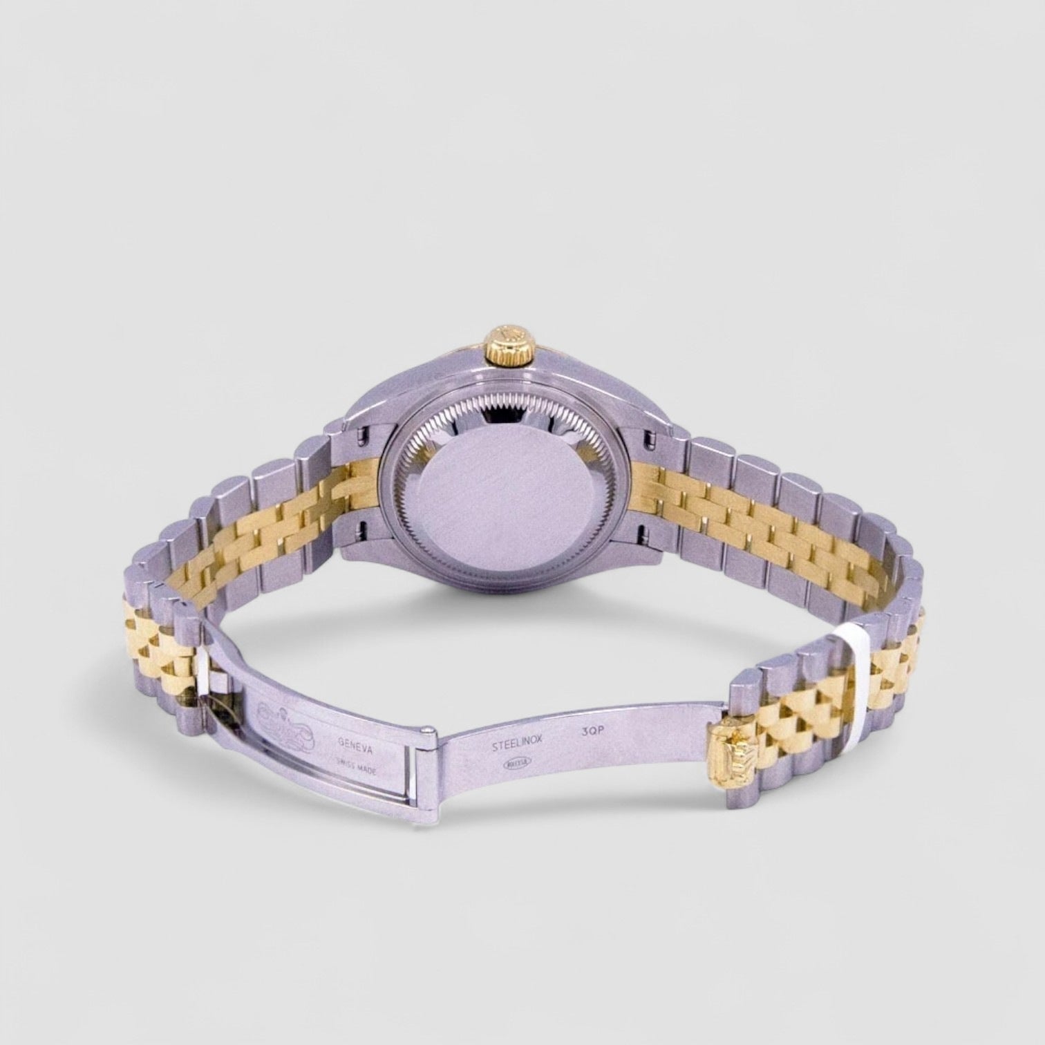 Lady Datejust 28mm Lavender Diamond Dial Two Tone Watch