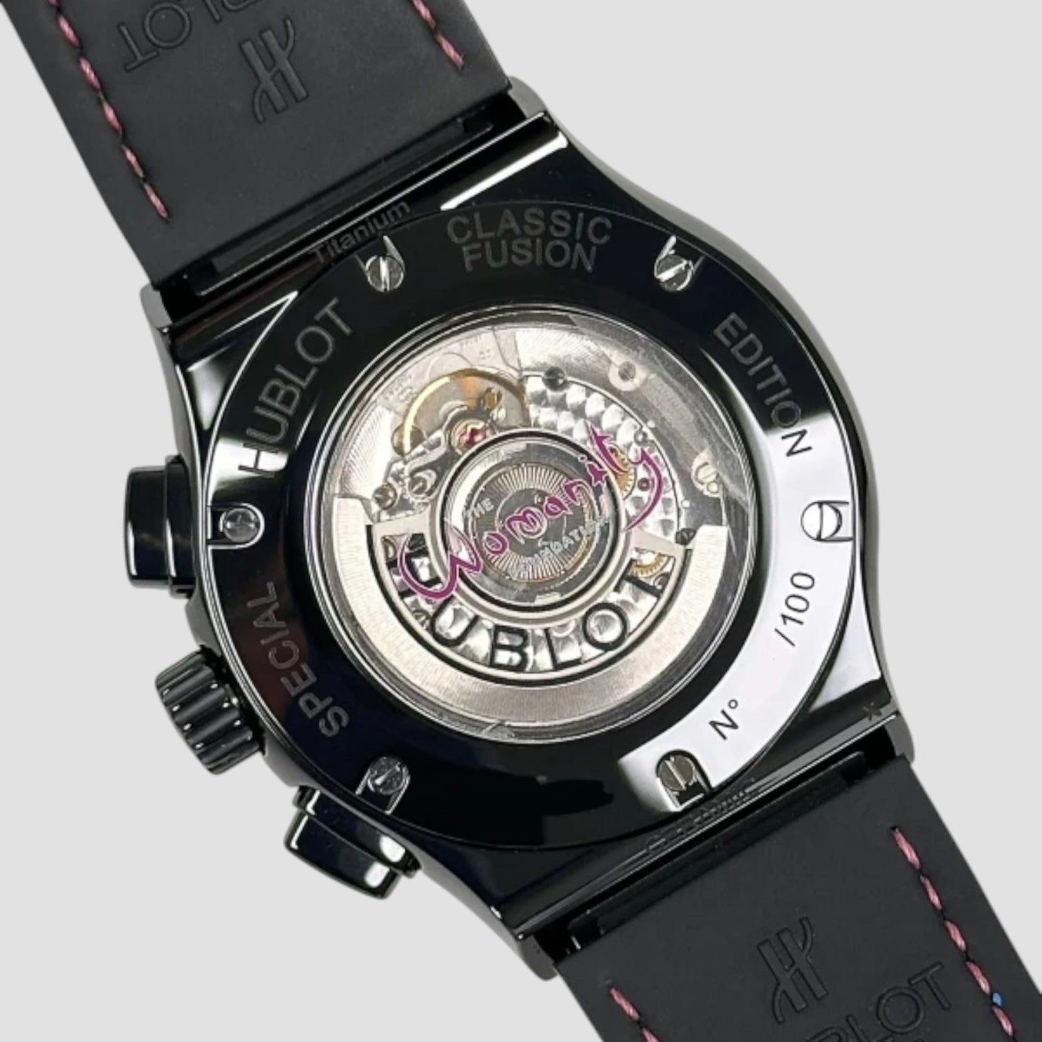 Classic Fusion Chronograph Aero Womanity Black Ceramic 45mm