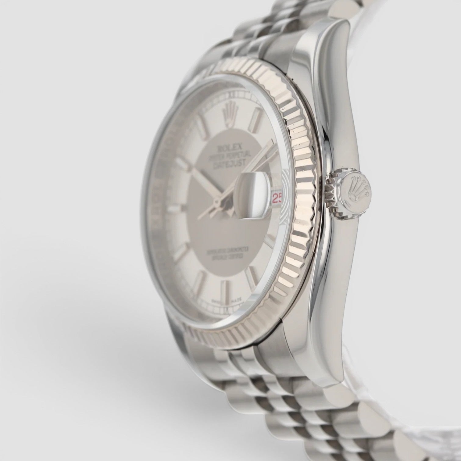 Datejust 36 Silver Tuxedo Dial on Jubilee Bracelet
