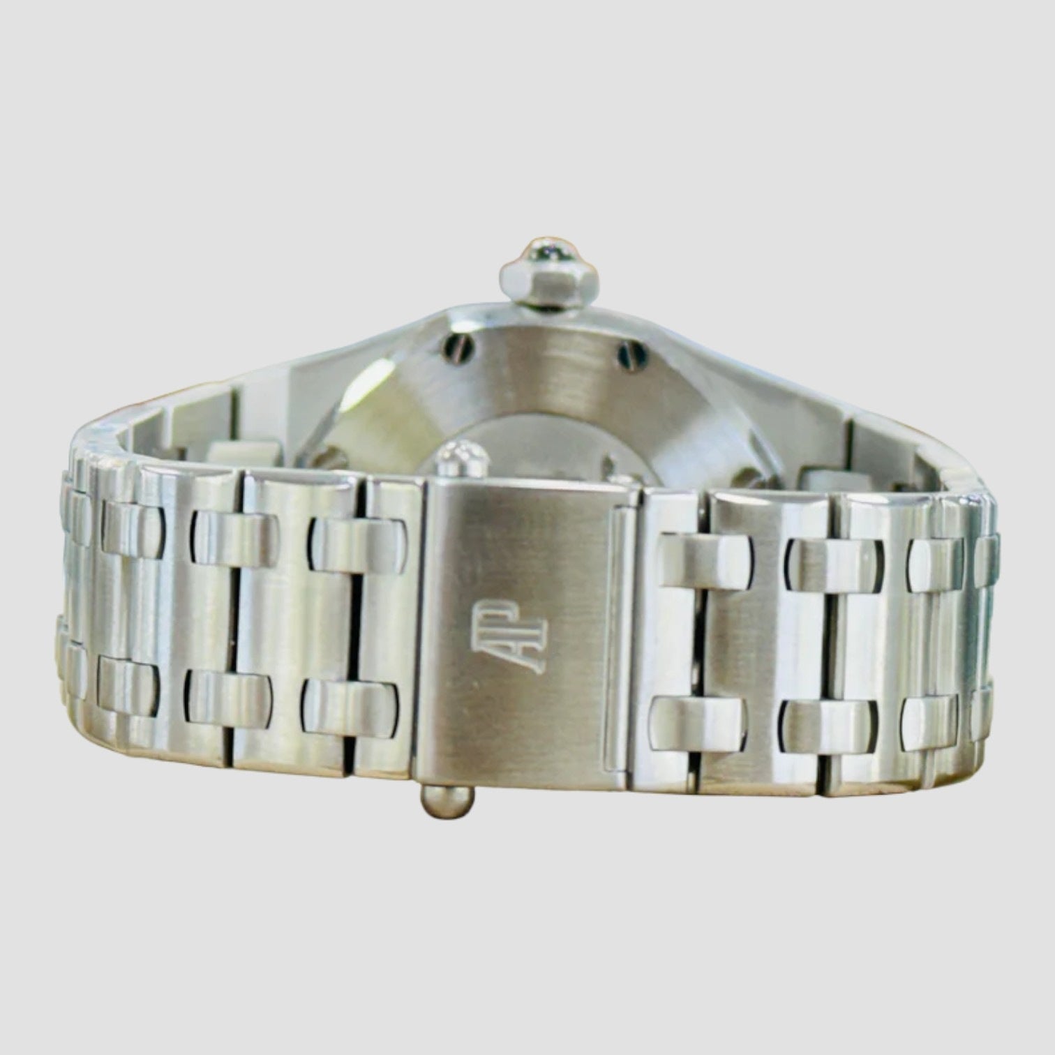 Royal Oak Diamond Silver Dial Stainless Steel Ladies Watch