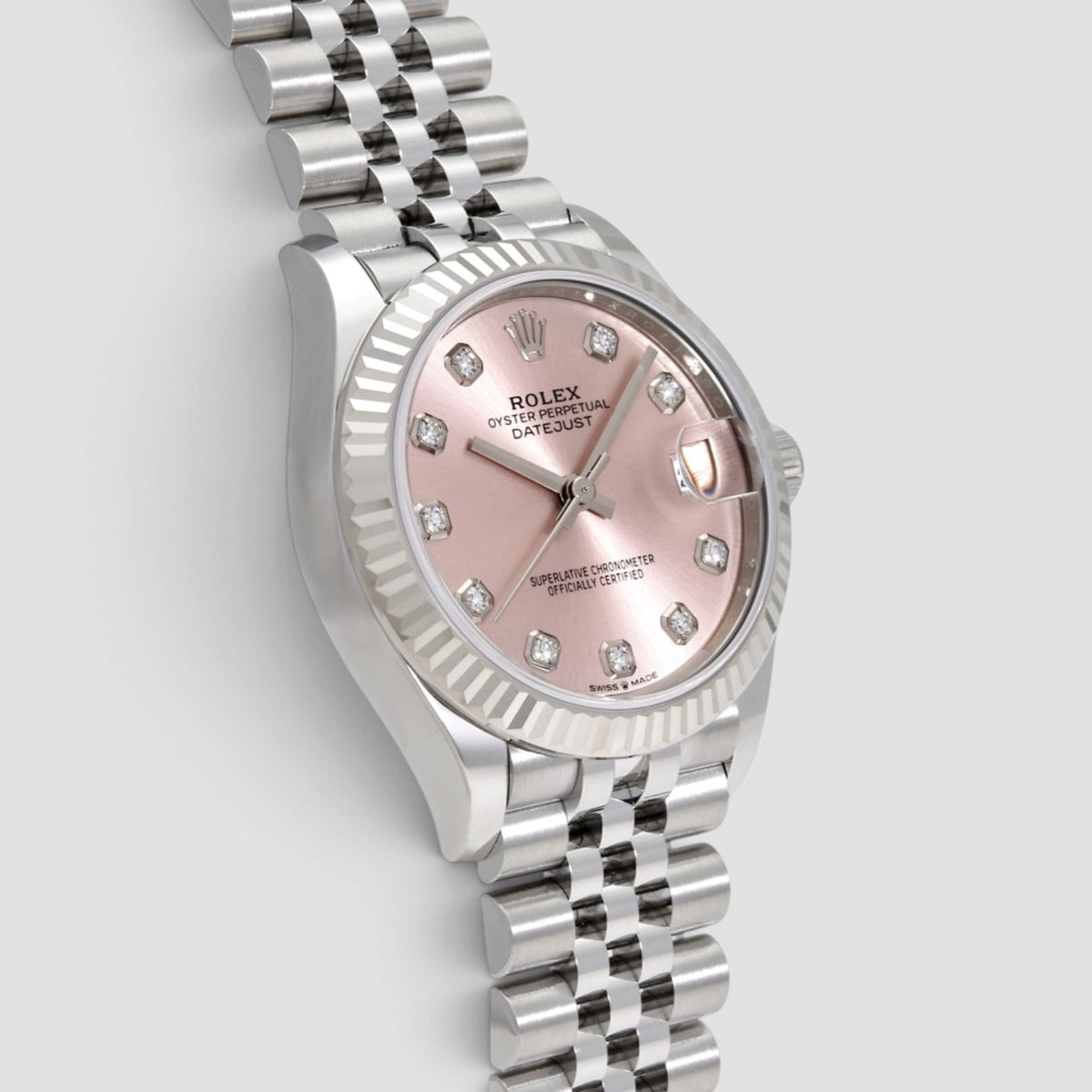 Datejust 31 Pink Diamond Dial Jubilee