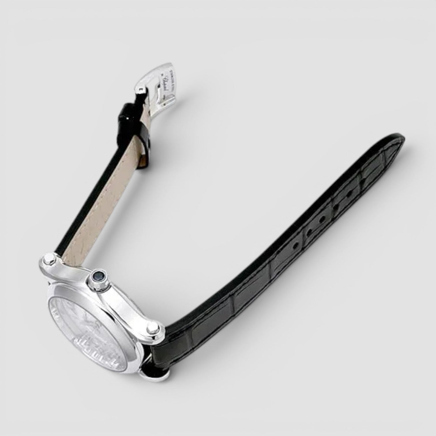 Happy Sport 36mm Steel Floating Diamonds