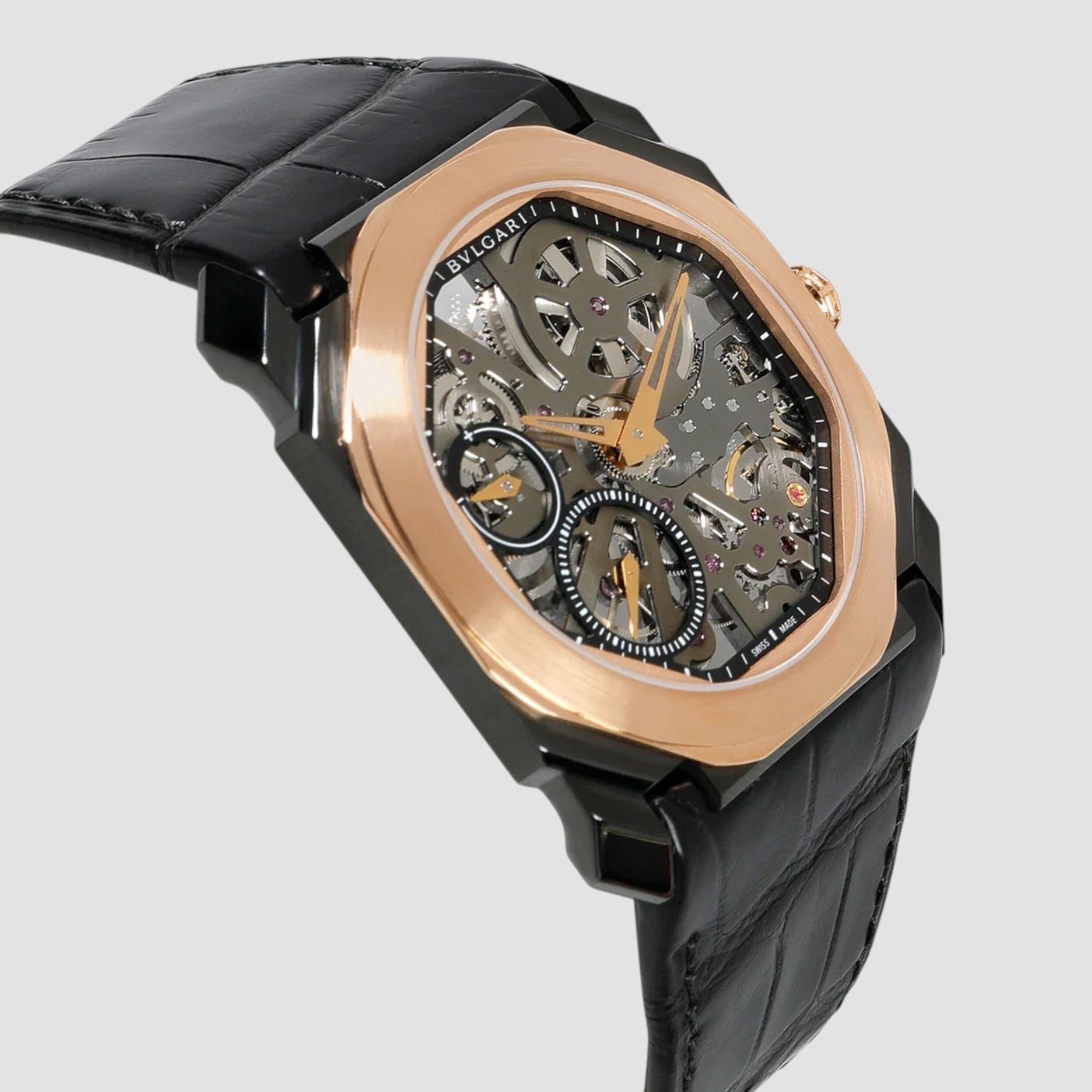 Octo Finissimo Skeleton DLC / 18K Rose Gold