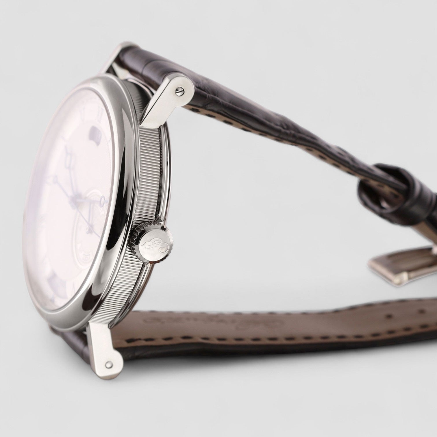 Classique Hora Mundi Men's 18k White Gold Watch