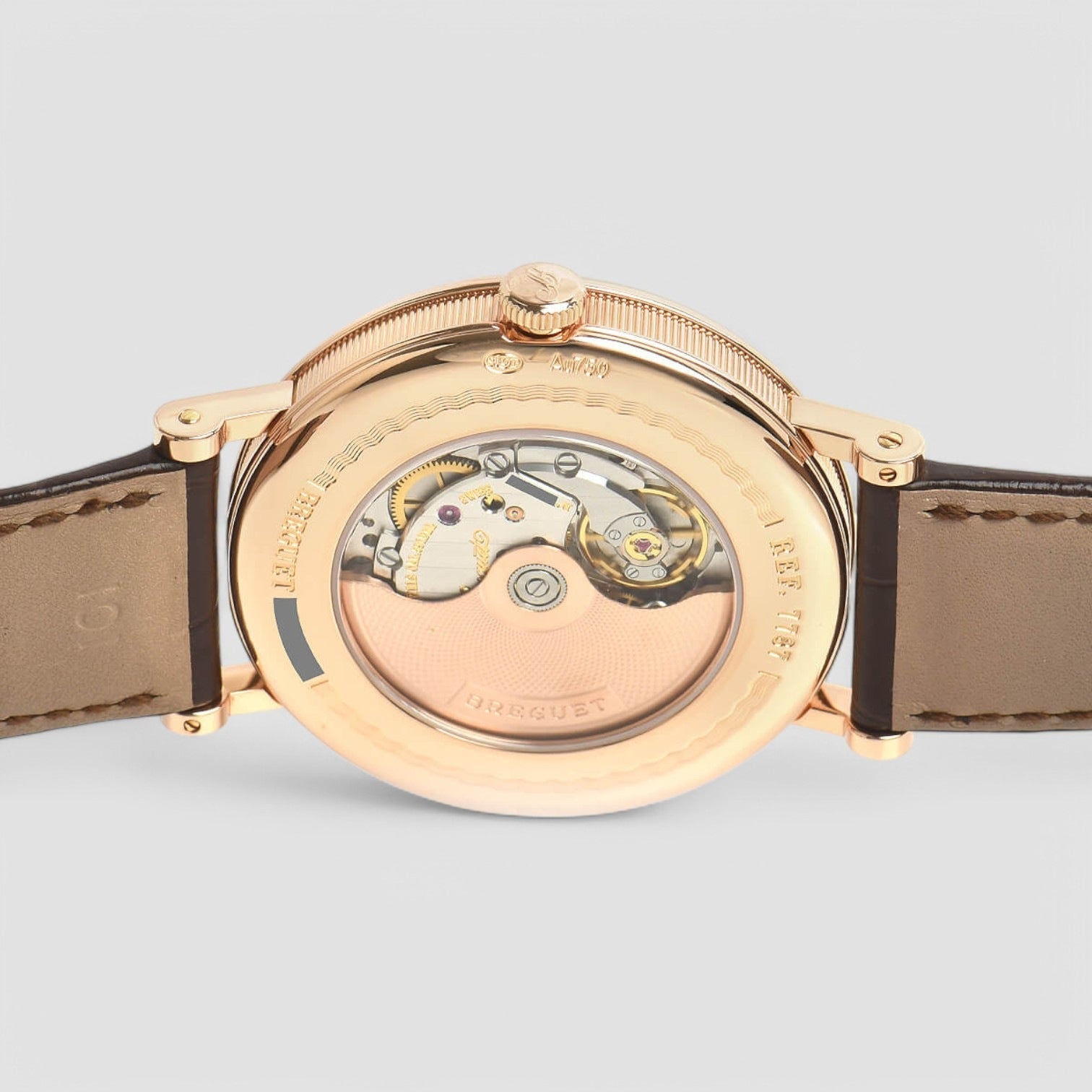 Classique Moonphase 18K Rose Gold Enamel Dial