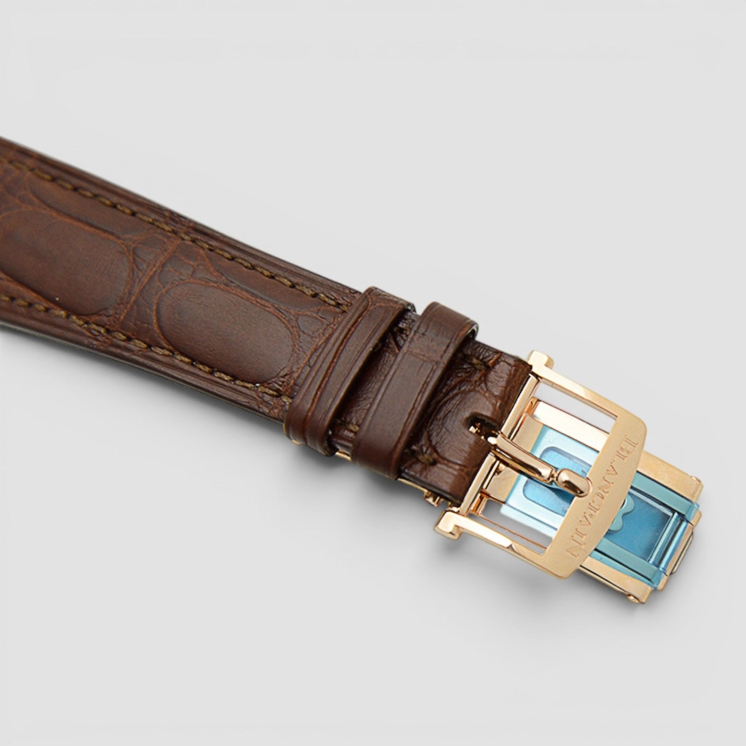 Villeret Quantième Complet 38mm Rose Gold Diamond Bezel