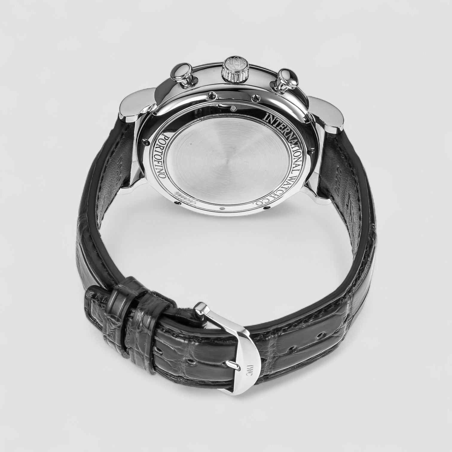 Portofino Chronograph Classic Black Dial Luxury Timepiece