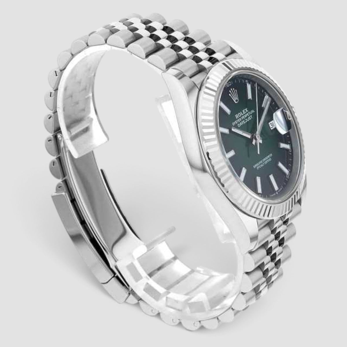 Datejust 41 Green Sunray Dial Jubilee
