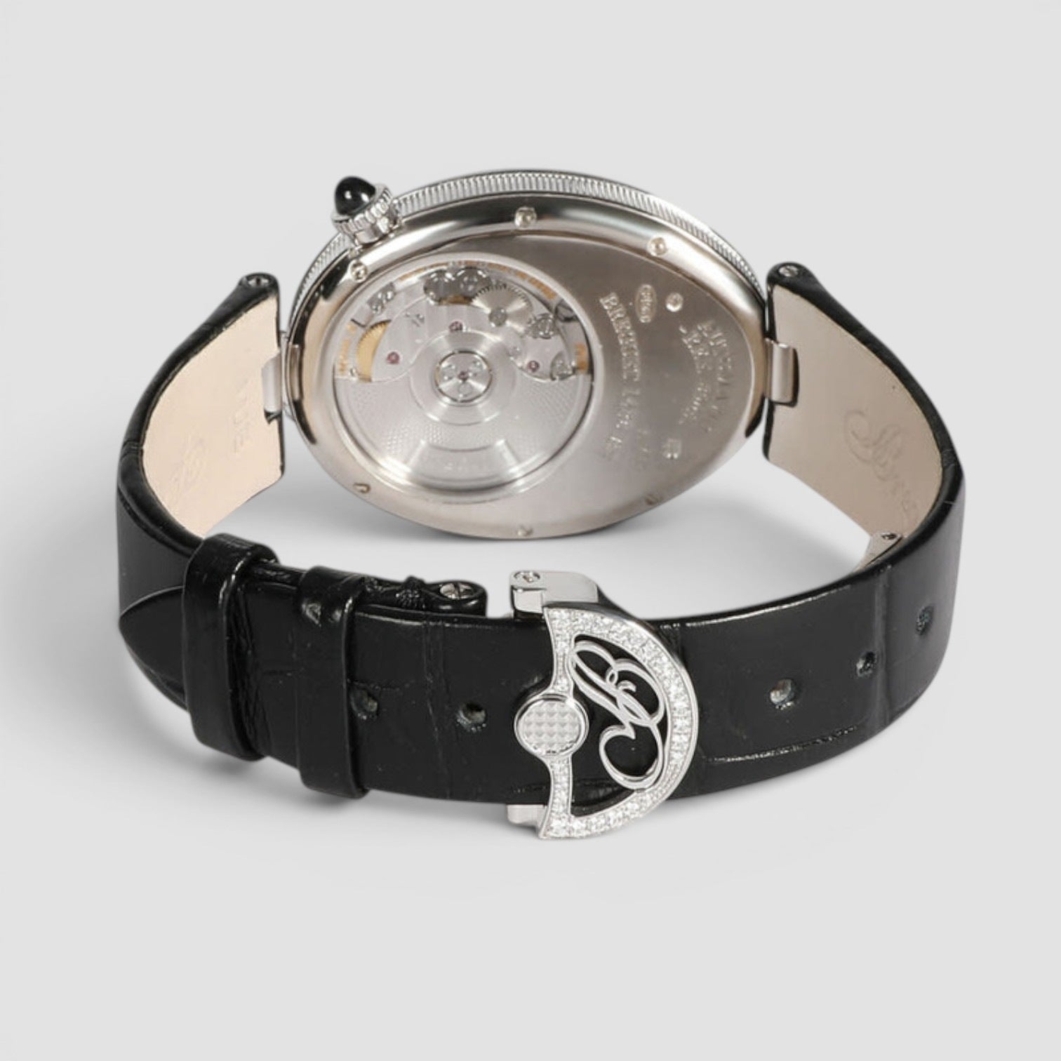 Reine de Naples White Gold Mother-of-Pearl Dial Diamond Bezel