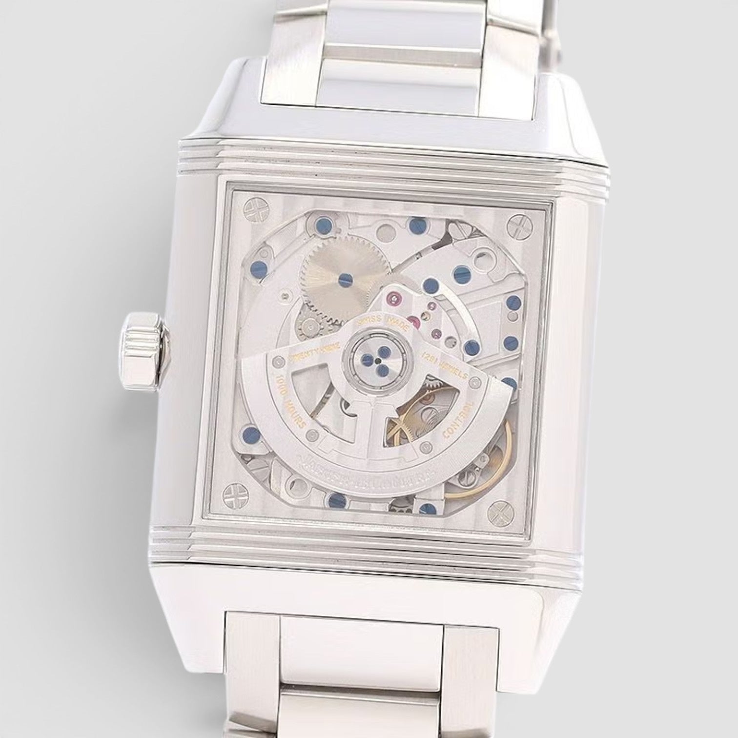 Reverso Squadra Hometime – Stainless Steel