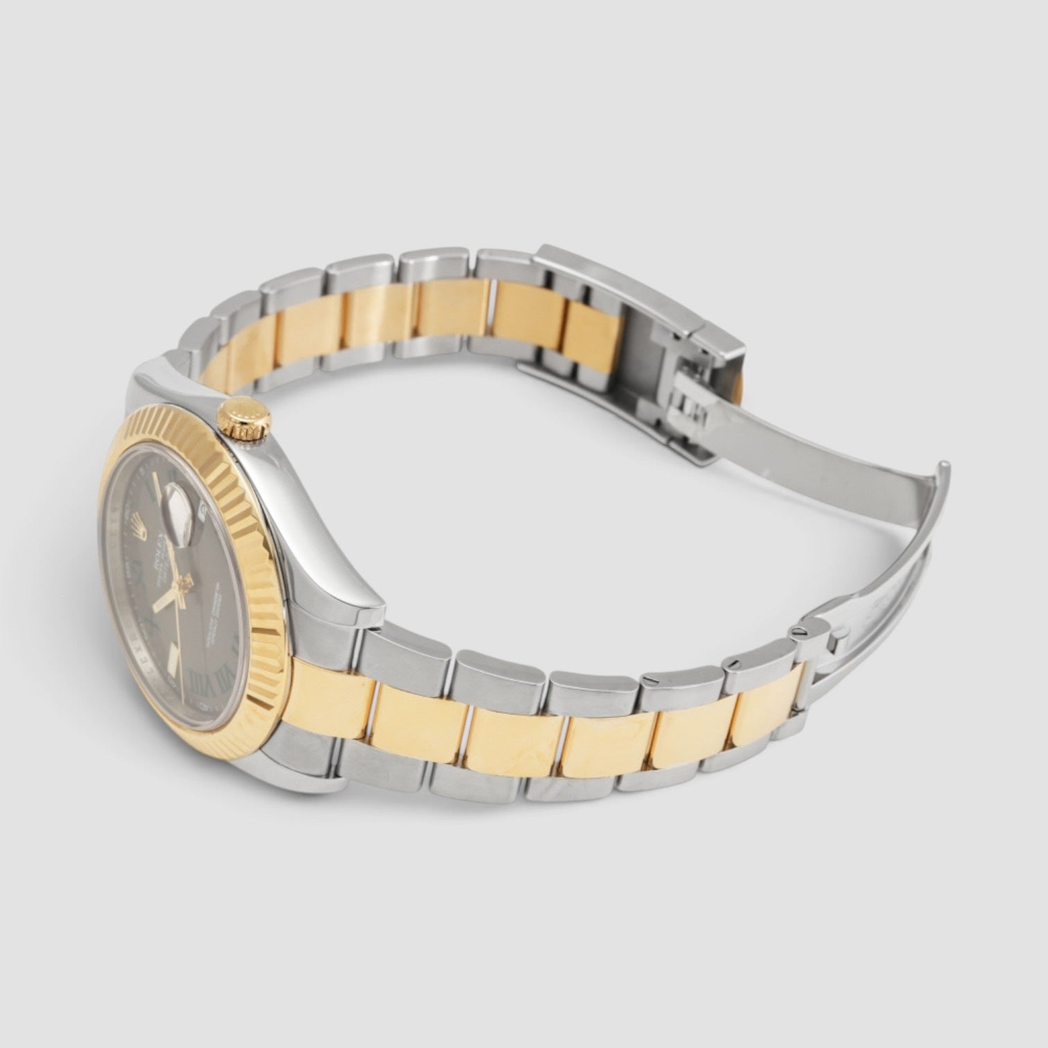 Datejust II 41mm Stainless Steel & 18K Yellow Gold Grey Roman Dial