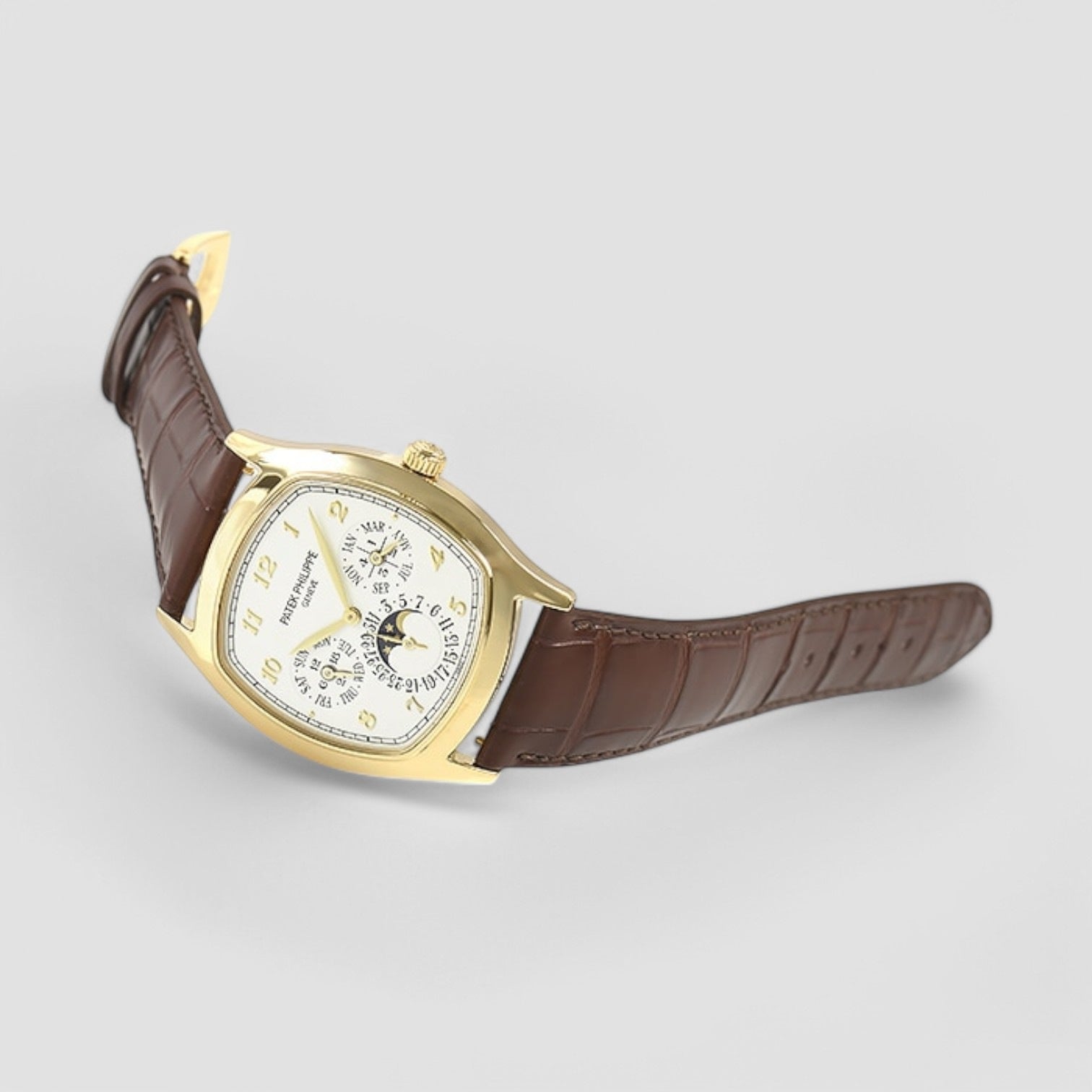 Perpetual Calendar 5940J 18K Yellow Gold Cushion Case