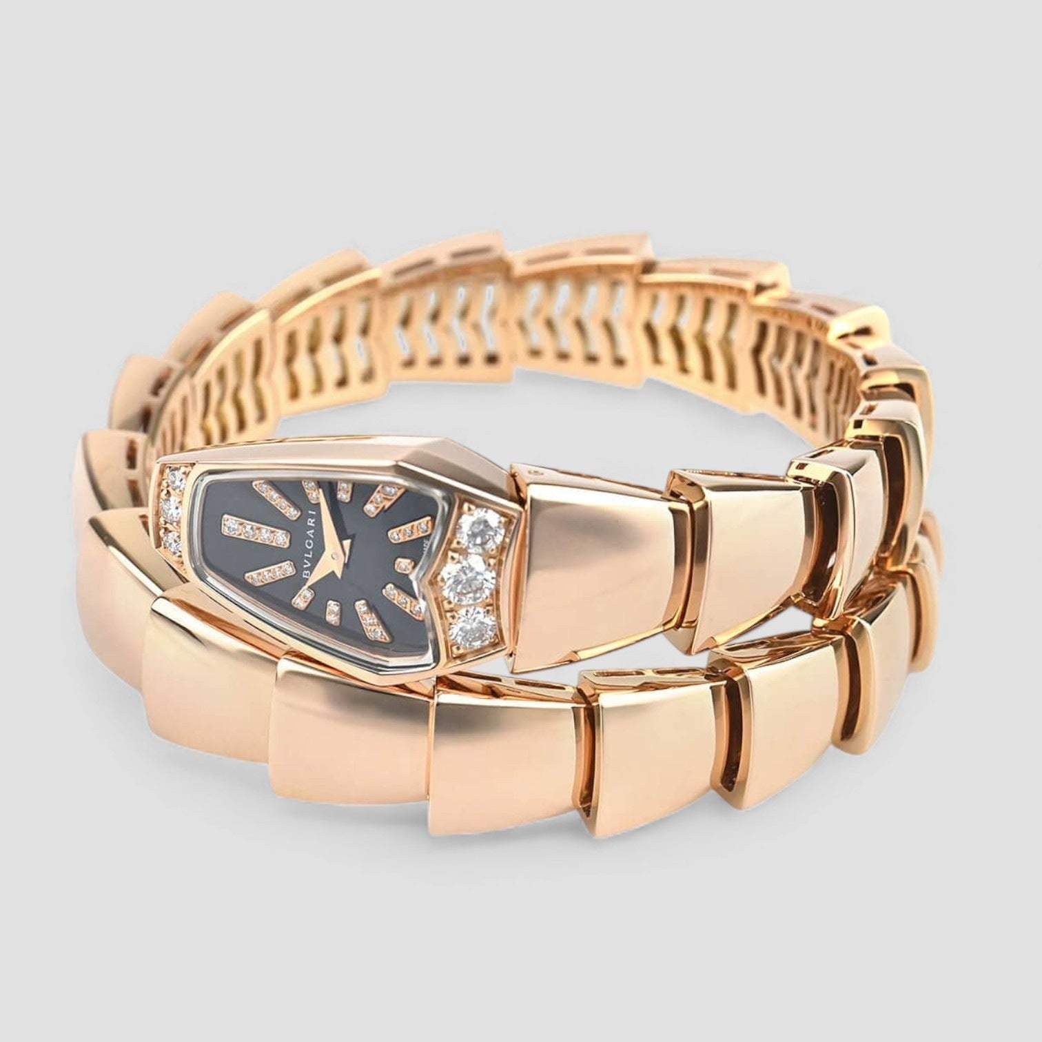 Serpenti Ladies 18 Carat Rose Gold Watch