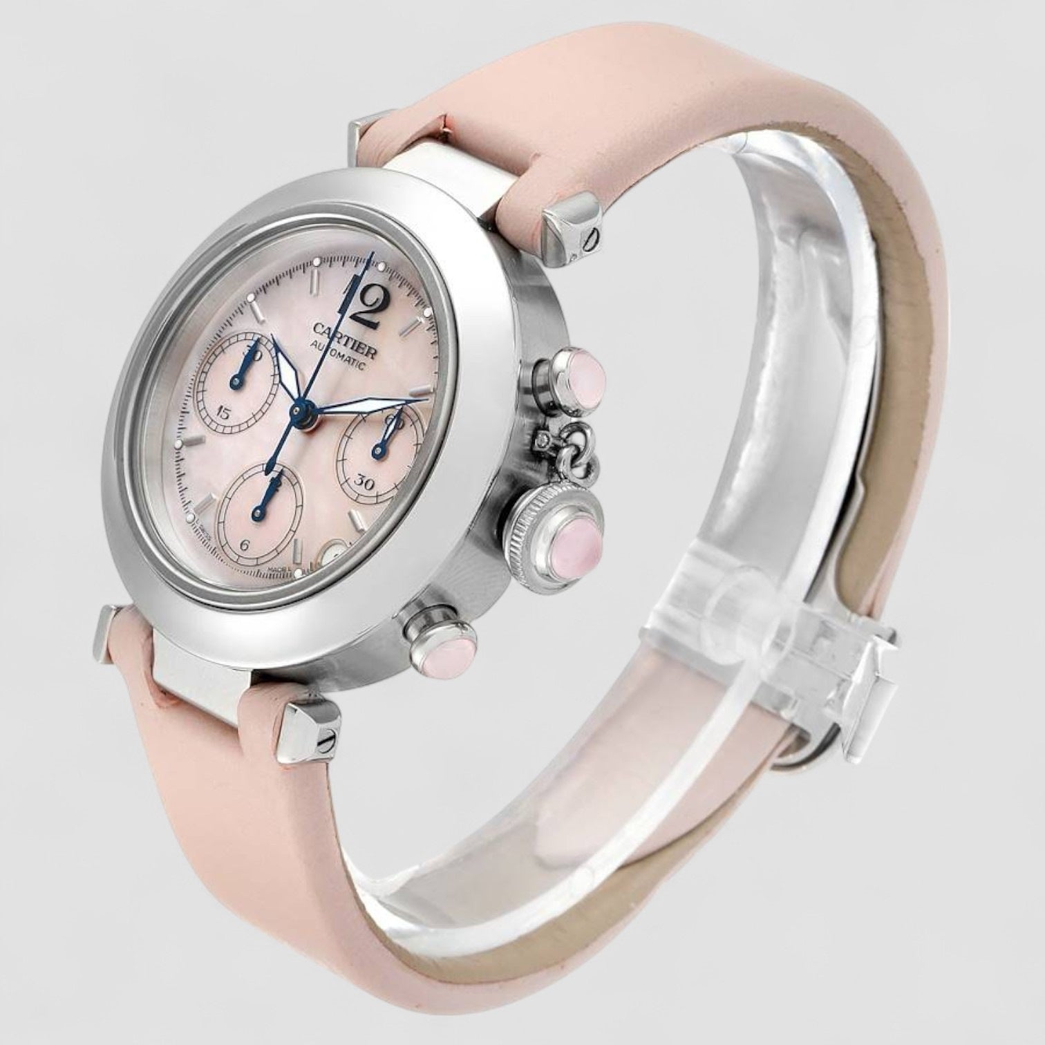Pasha C Christmas Limited Edition MOP Steel Ladies Watch