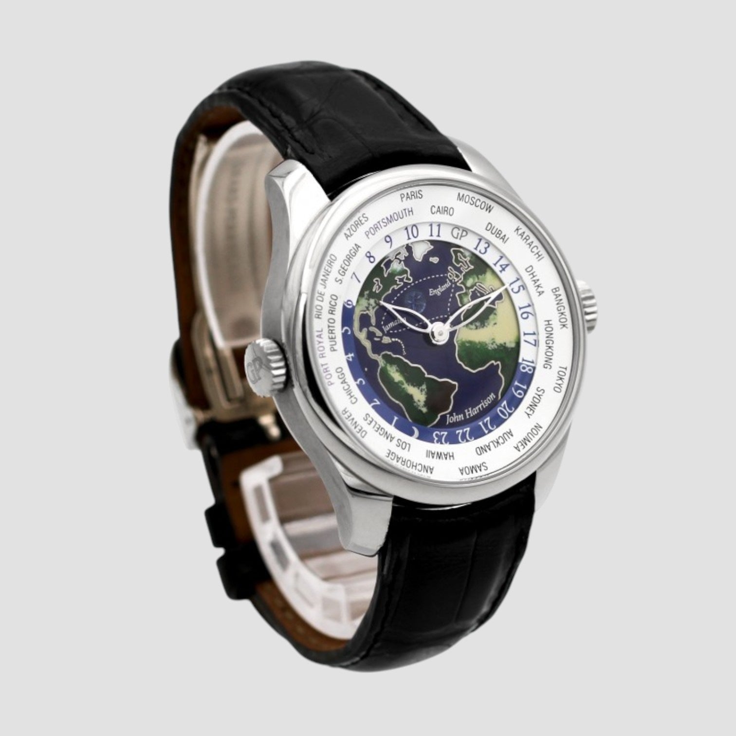 World Time Limited Edition John Harrison Email Grand Feu Champlevé