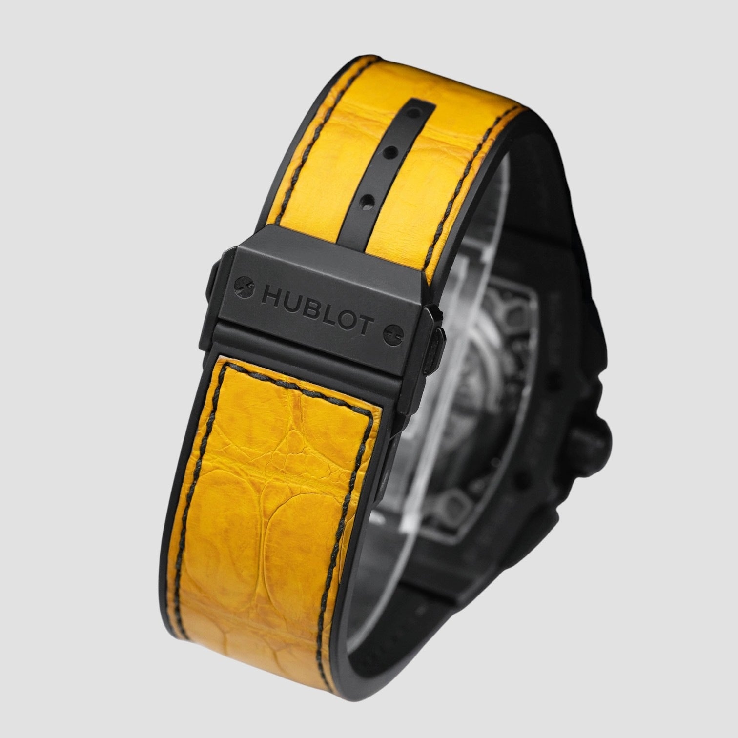 Spirit Of Big Bang All Black and Yellow Chronograph 45mm