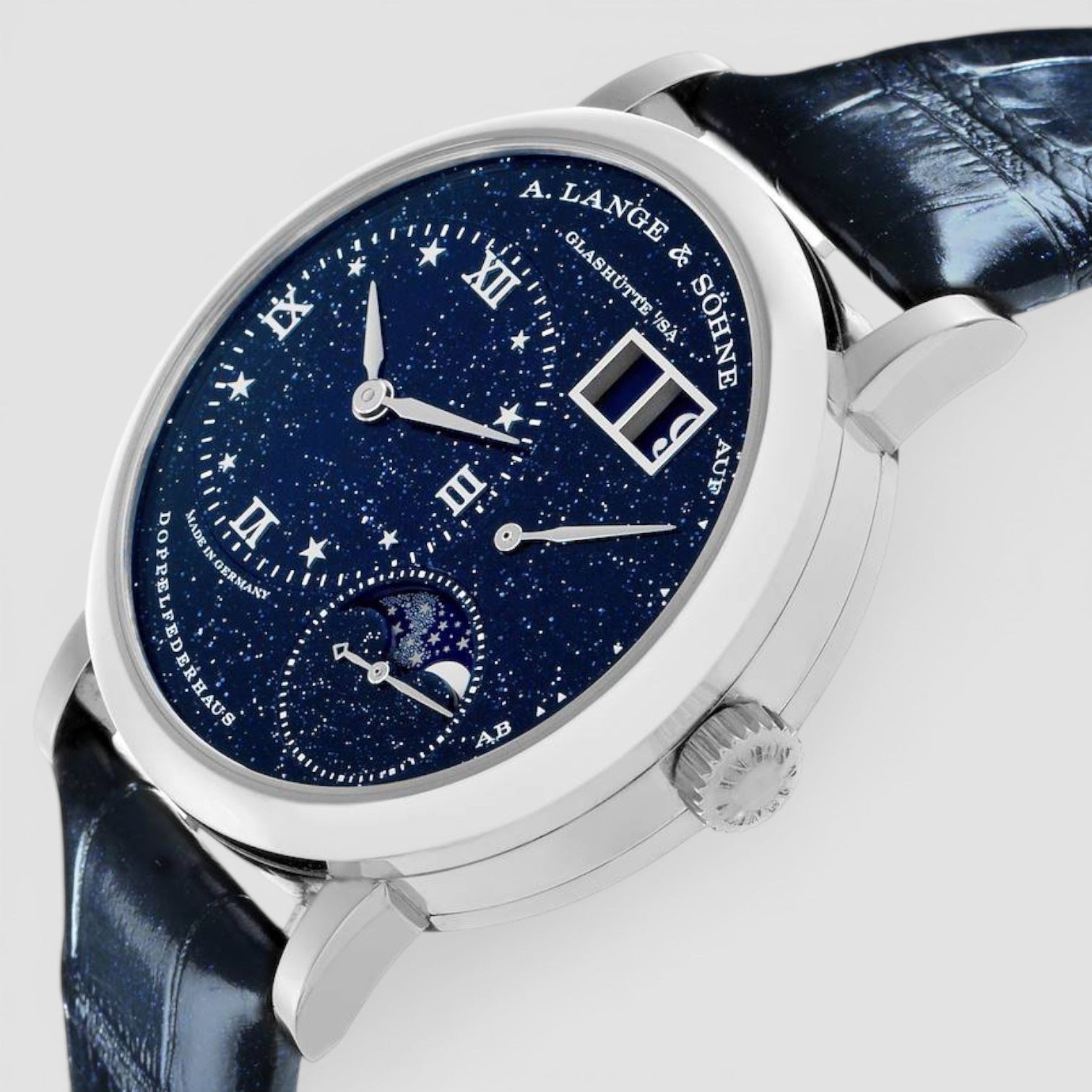 Little Lange 1 Moon Phase Gold Flux