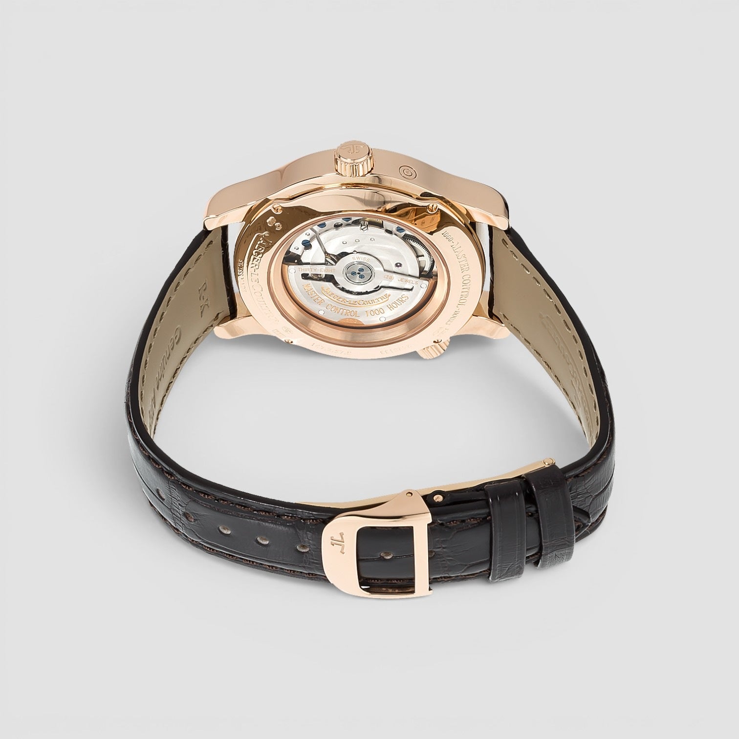 Master Geographic 40mm 18K Rose Gold Silver Dial