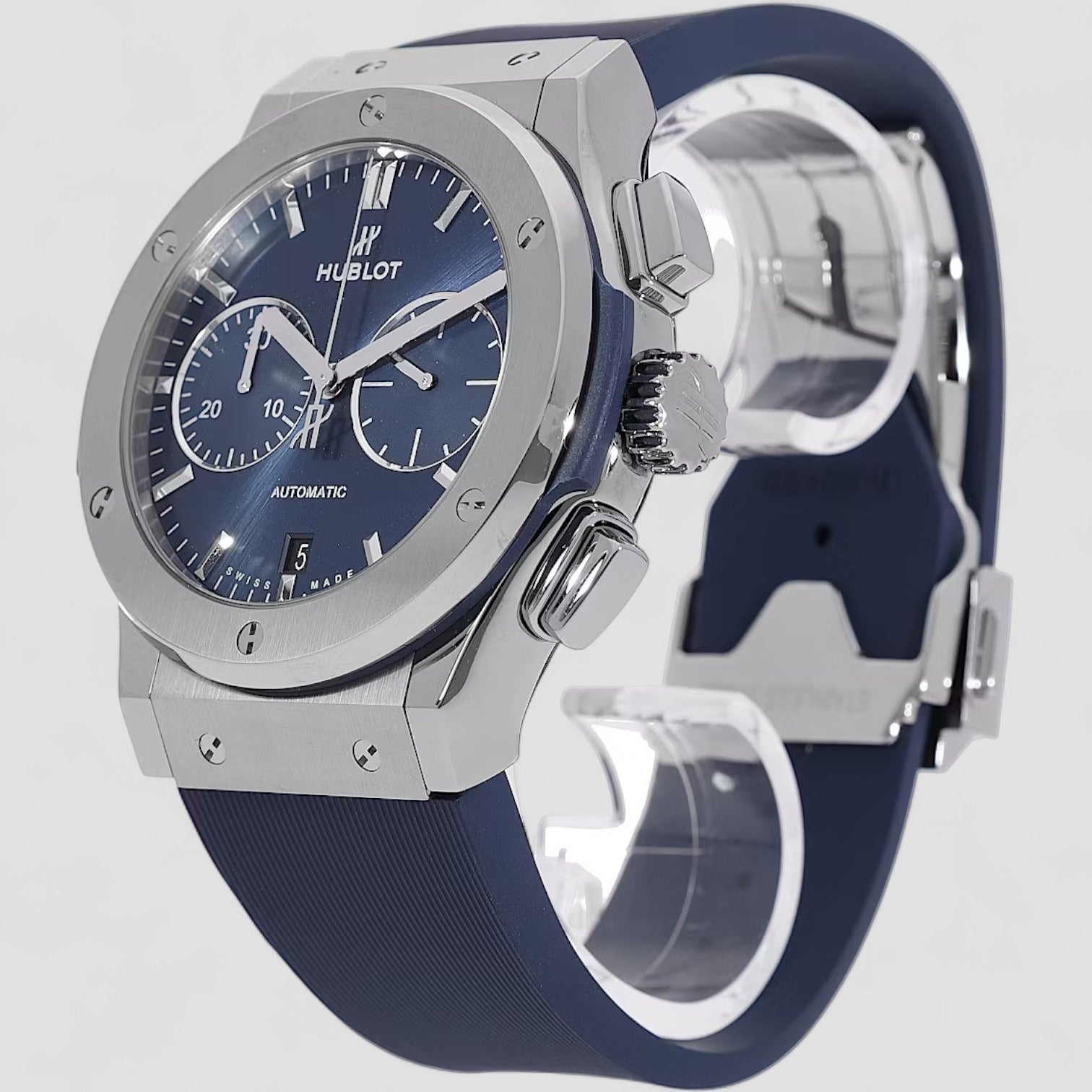 Classic Fusion Chronograph Titanium Blue