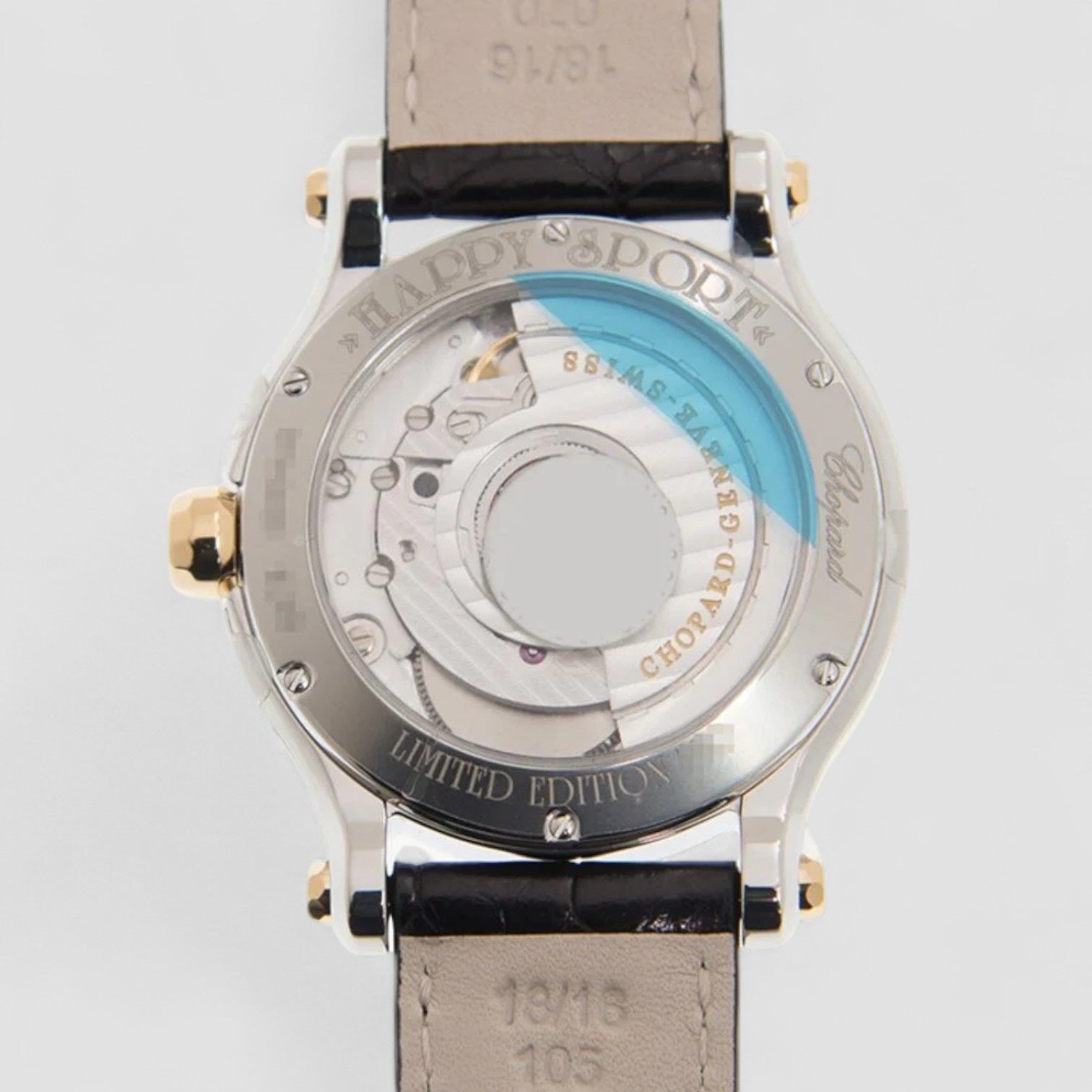 Happy Diamonds Automatic White Dial Unisex Watch