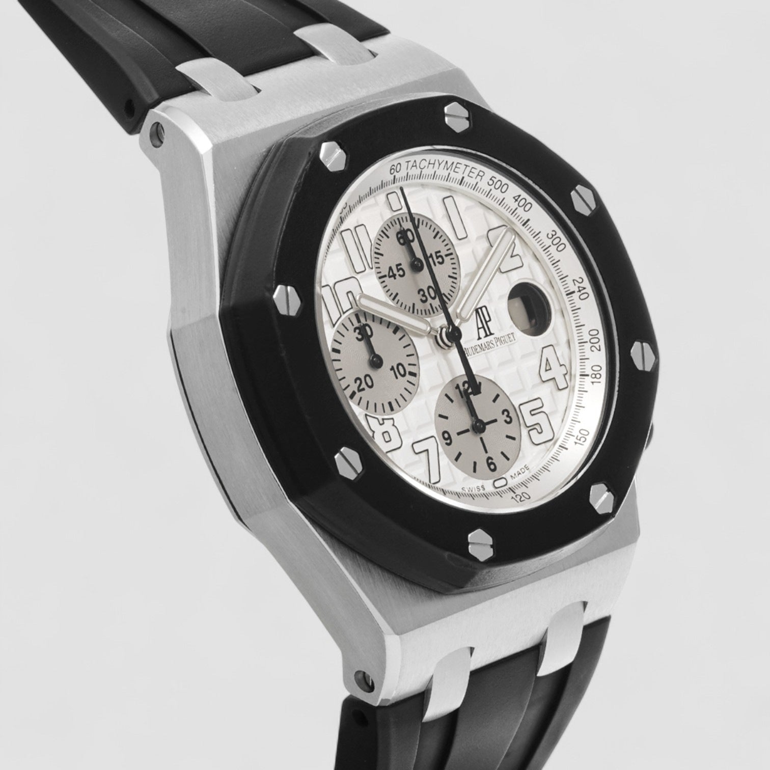 Royal Oak Offshore Chronograph Rubberclad White Dial 42MM