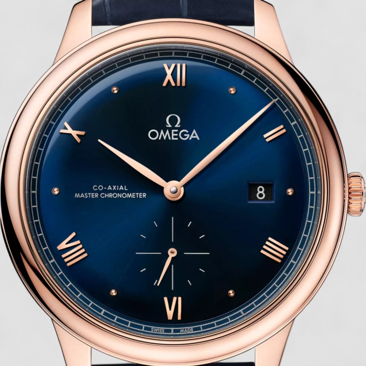 De Ville Prestige COAXIAL Cadran Bleu 41 mm