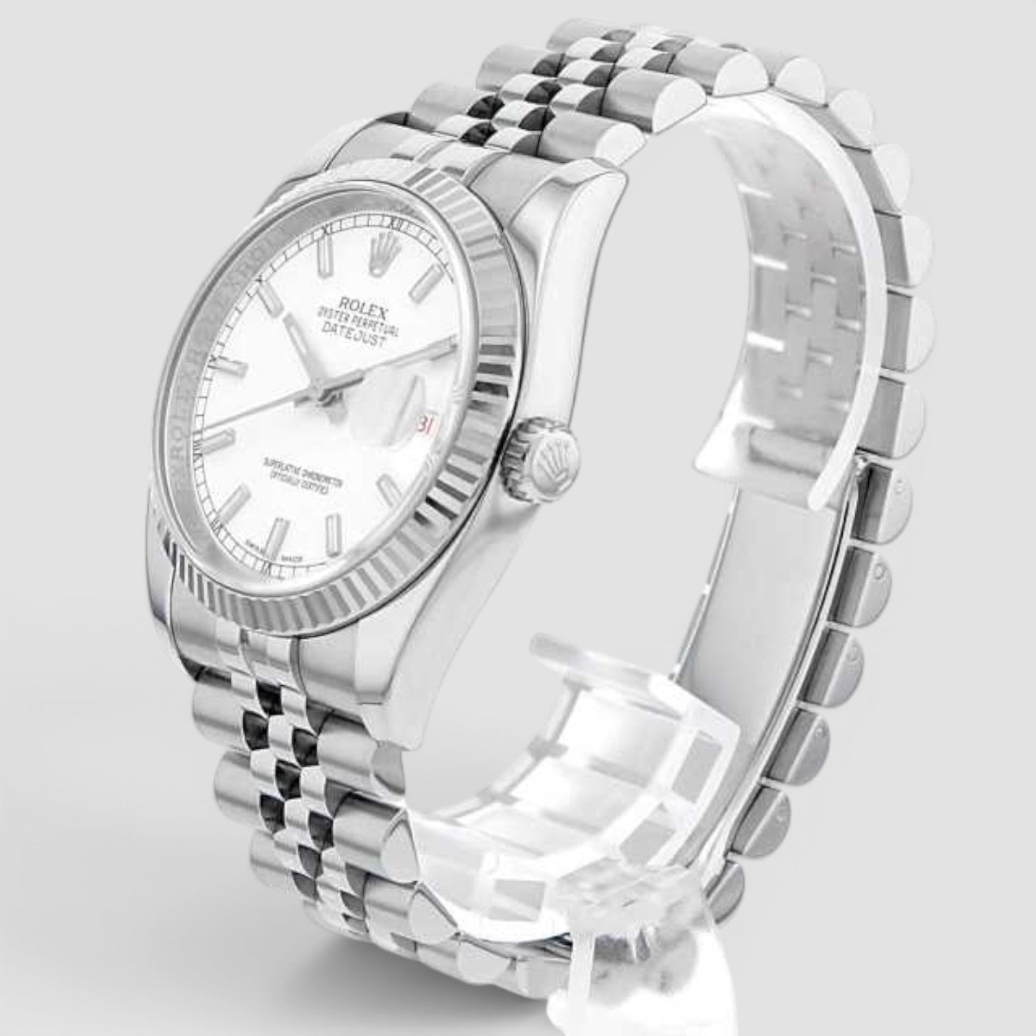 Datejust 36 – Steel & White Gold