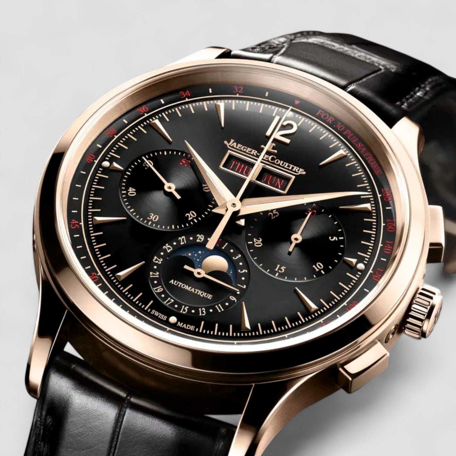Master Control Chronograph Calendar Rose Gold 40mm