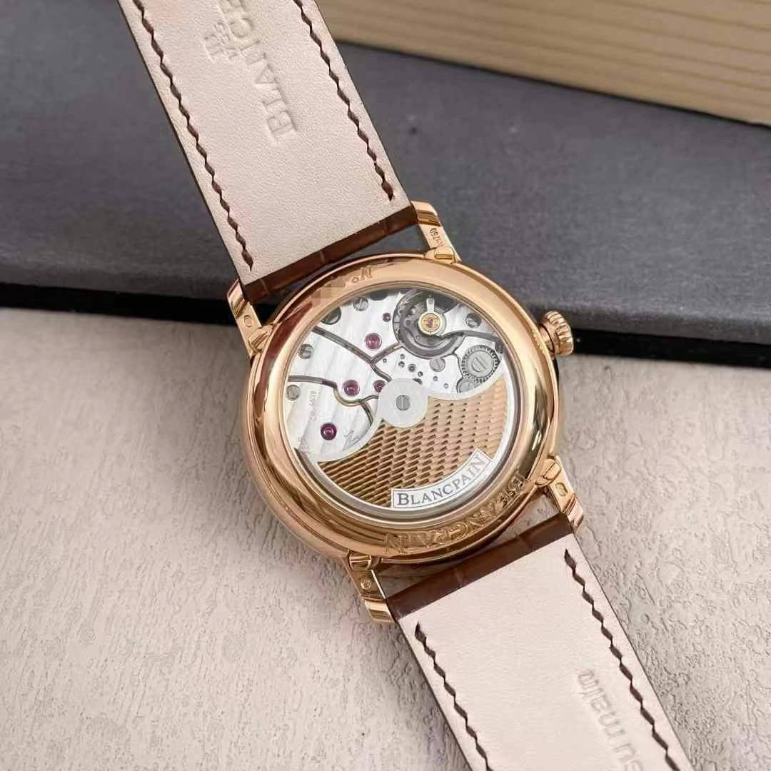 Villeret Quantième Complete Calendar 8 Days Rose Gold