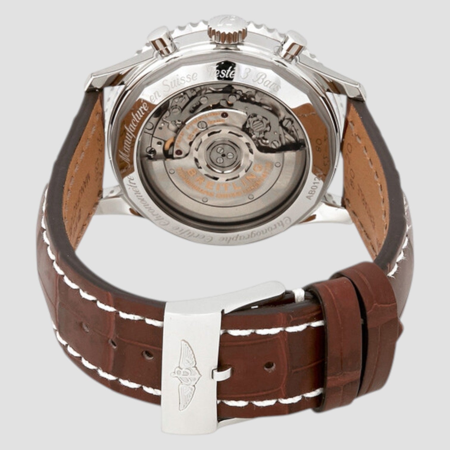 Navitimer 1 Chronograph Automatic Chronometer Silver Dial Men's Watch