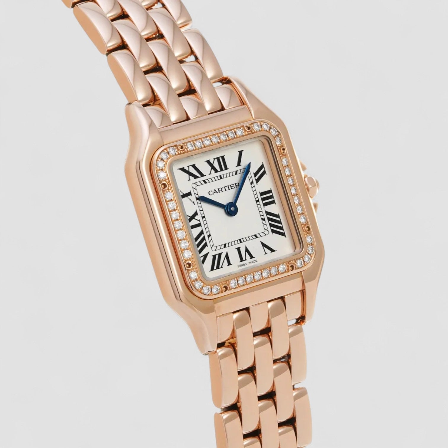 Panthère de Cartier Silver Dial 18kt Rose Gold Ladies Watch 24 200 CHF