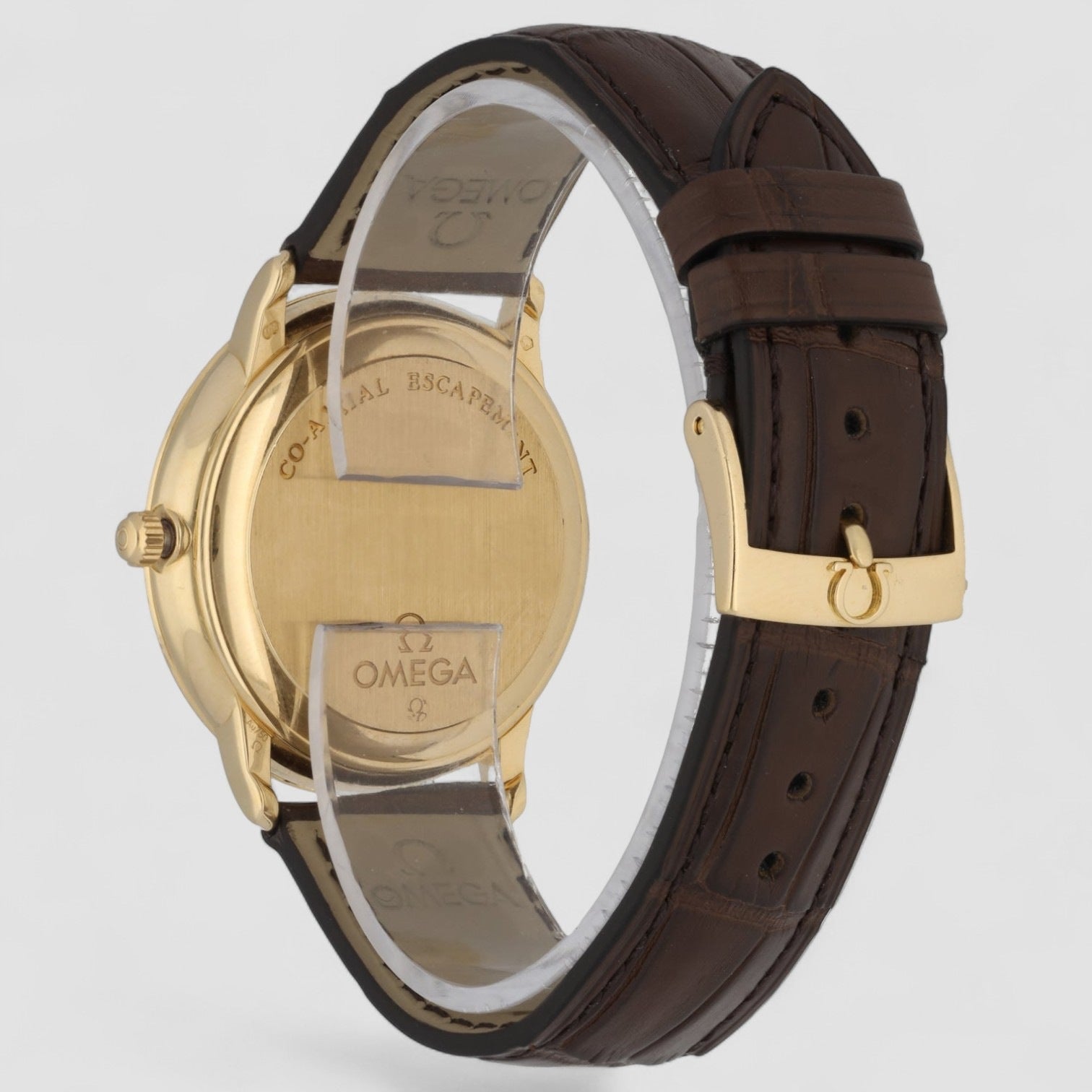 De Ville Prestige 36.5mm Gold Watch
