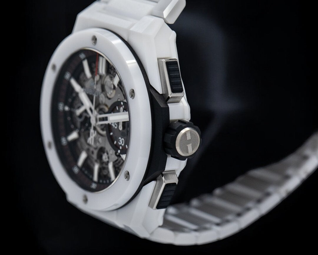 Big Bang White Ceramic Skeleton Dial