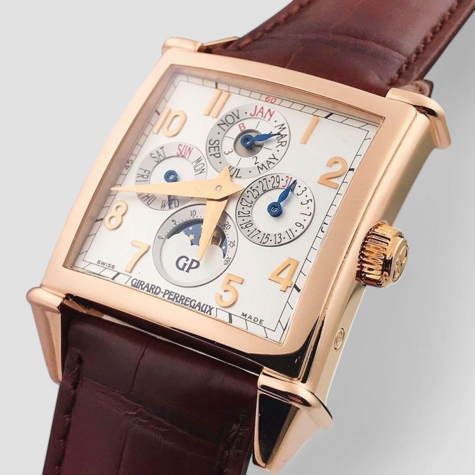 Men's watch Square Perpetual Calendar
