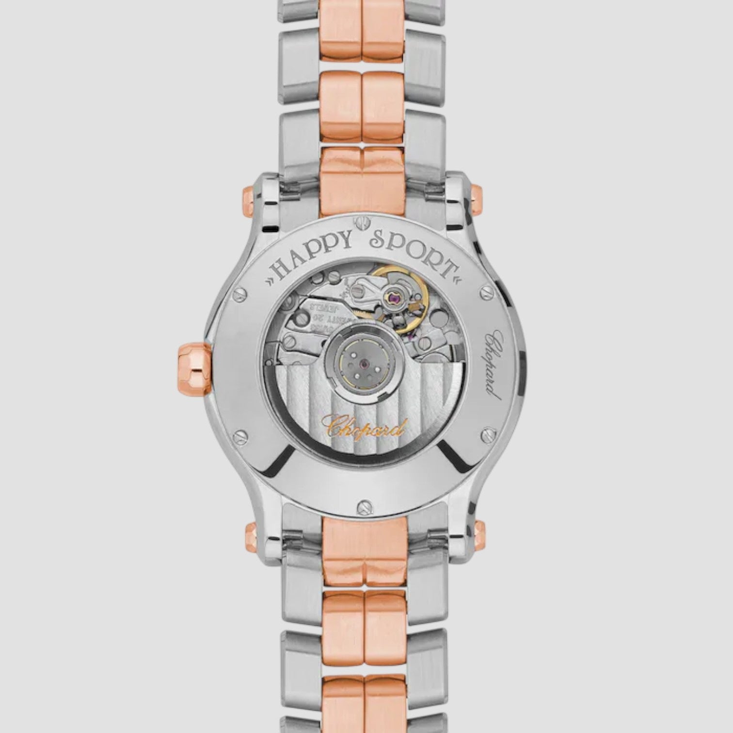 Happy Sport Rose Gold Mini Automatic 30mm Ladies Watch