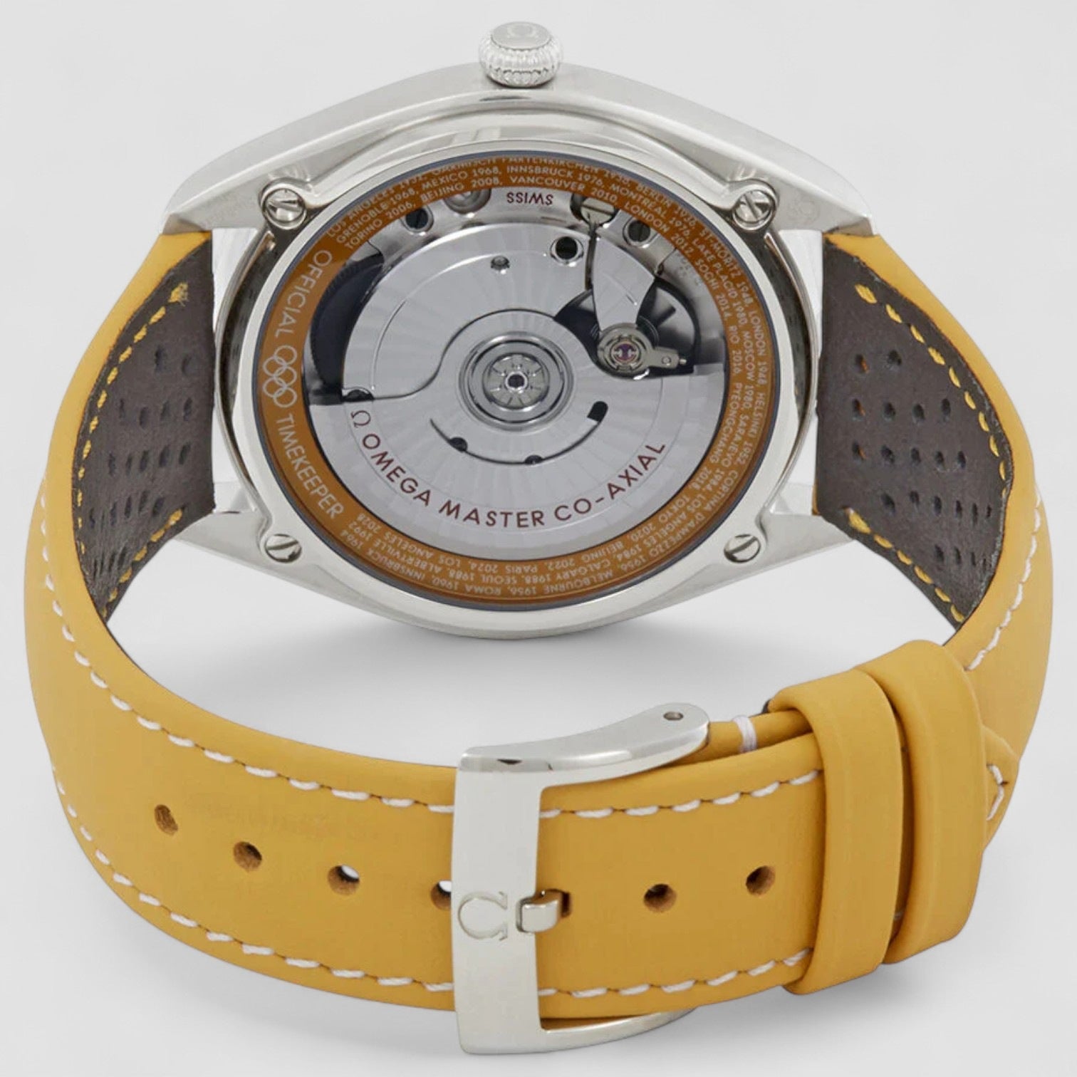 Seamaster Olympic Timekeeper Automatic Tan Leather Men's Limited Edition Watch