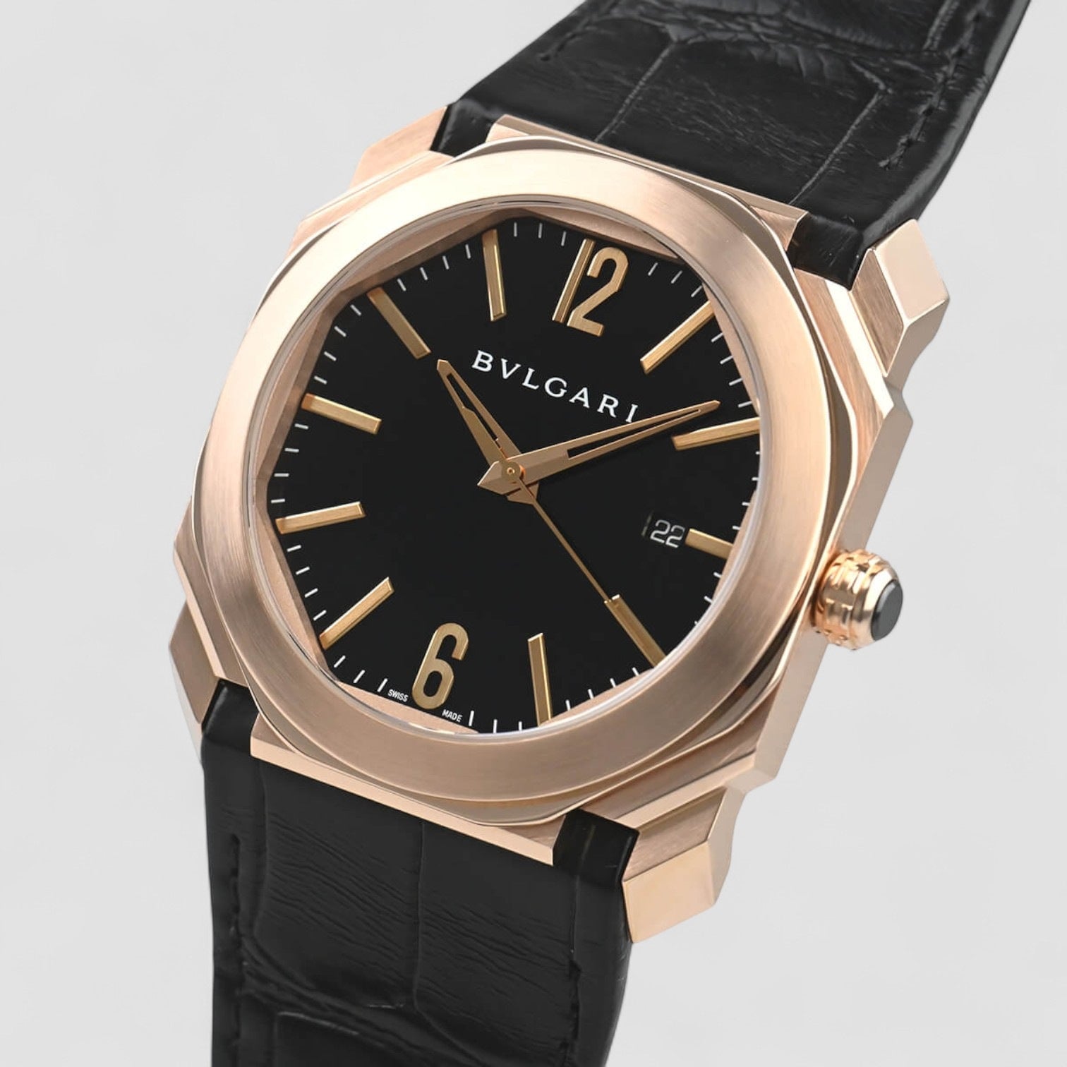 Octo Solotempo Black Dial Automatic Men's Watch