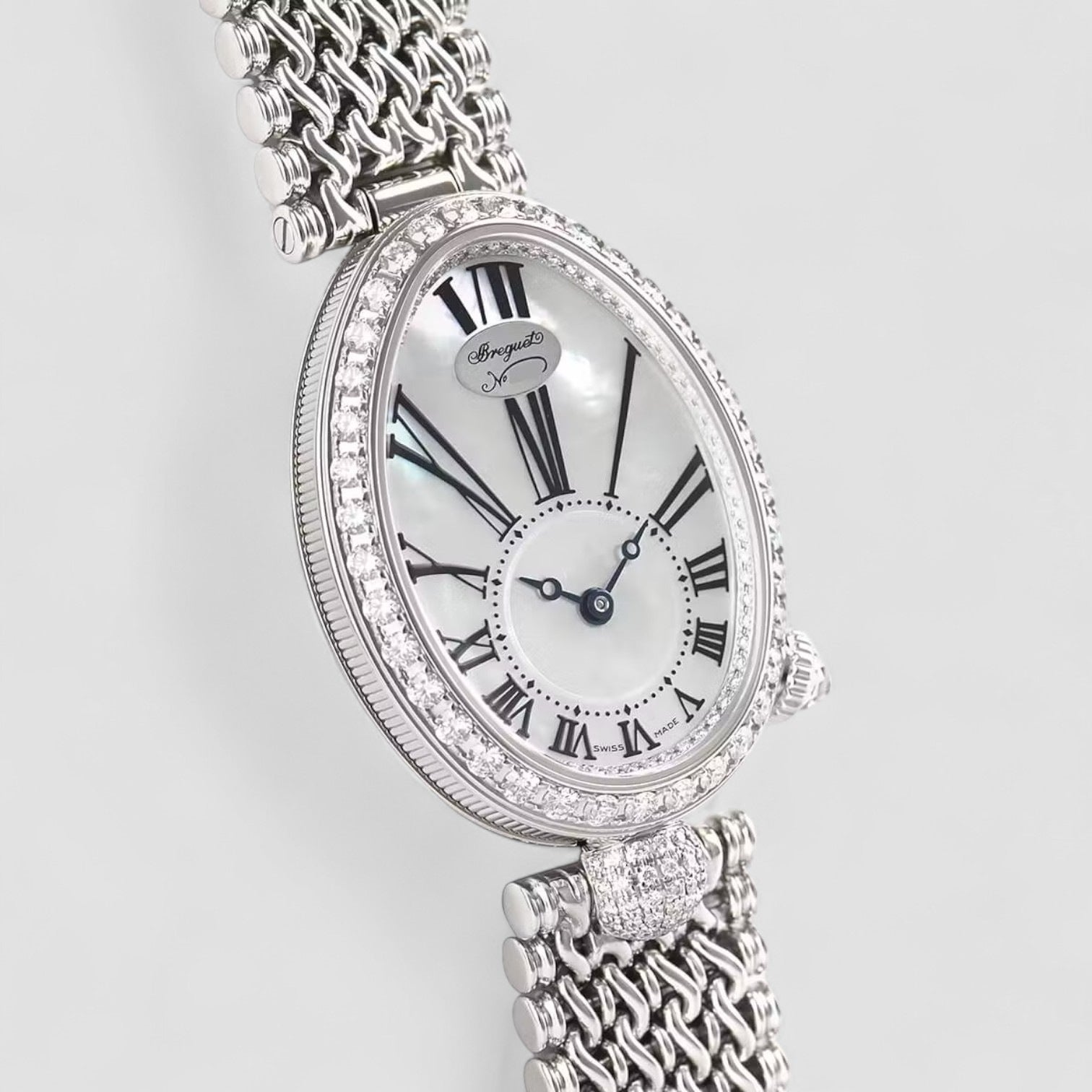 Reine de Naples 8928 White Gold Women's Watch