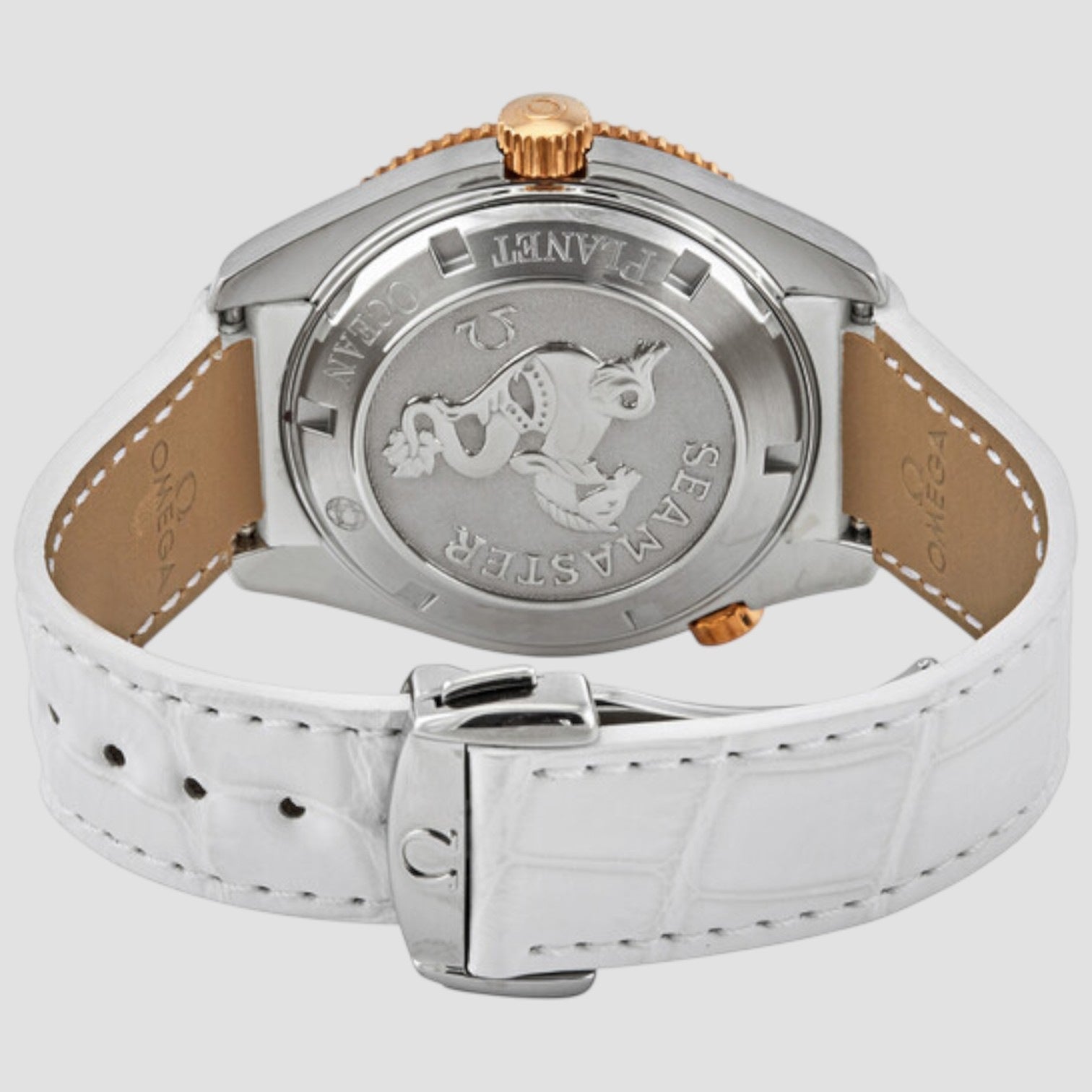 Seamaster Planet Ocean Steel and 18kt Rose Gold 42 mm Diamond Watch
