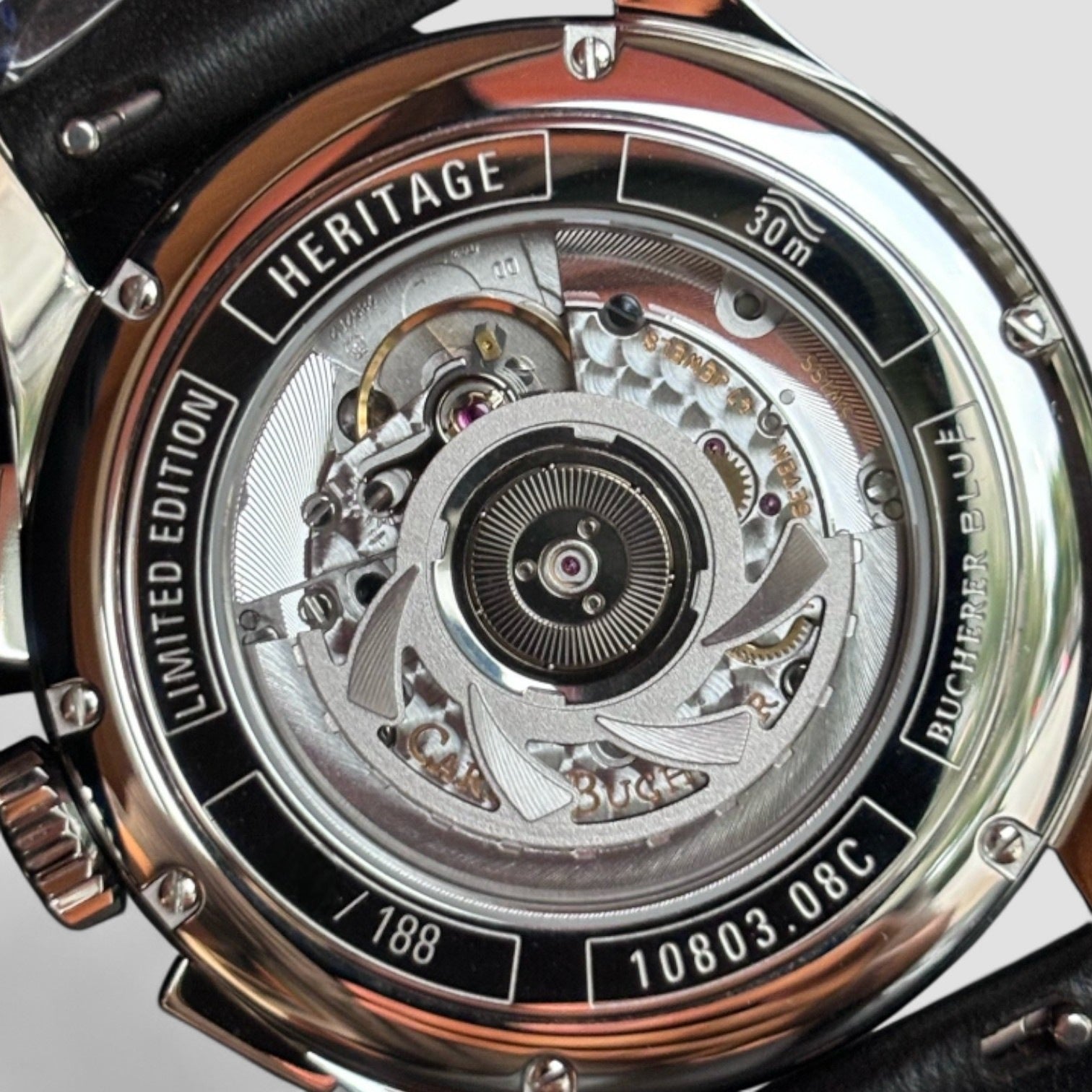 Heritage Bicompax Annual Bucherer BLUE 41mm